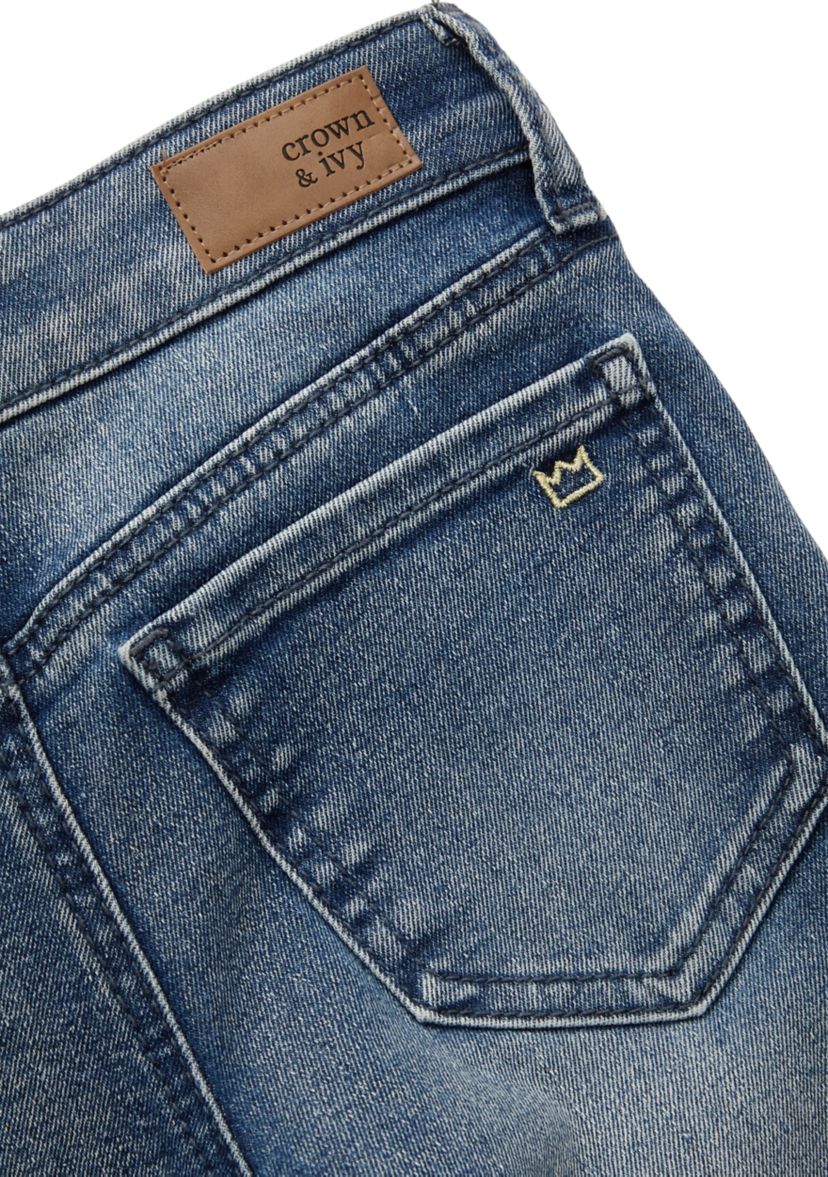 Girls 4-6x Denim Wide Leg Jeans 