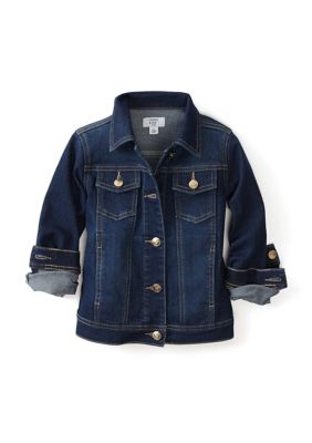 Crown & Ivy Girls 4-6x Denim Jacket