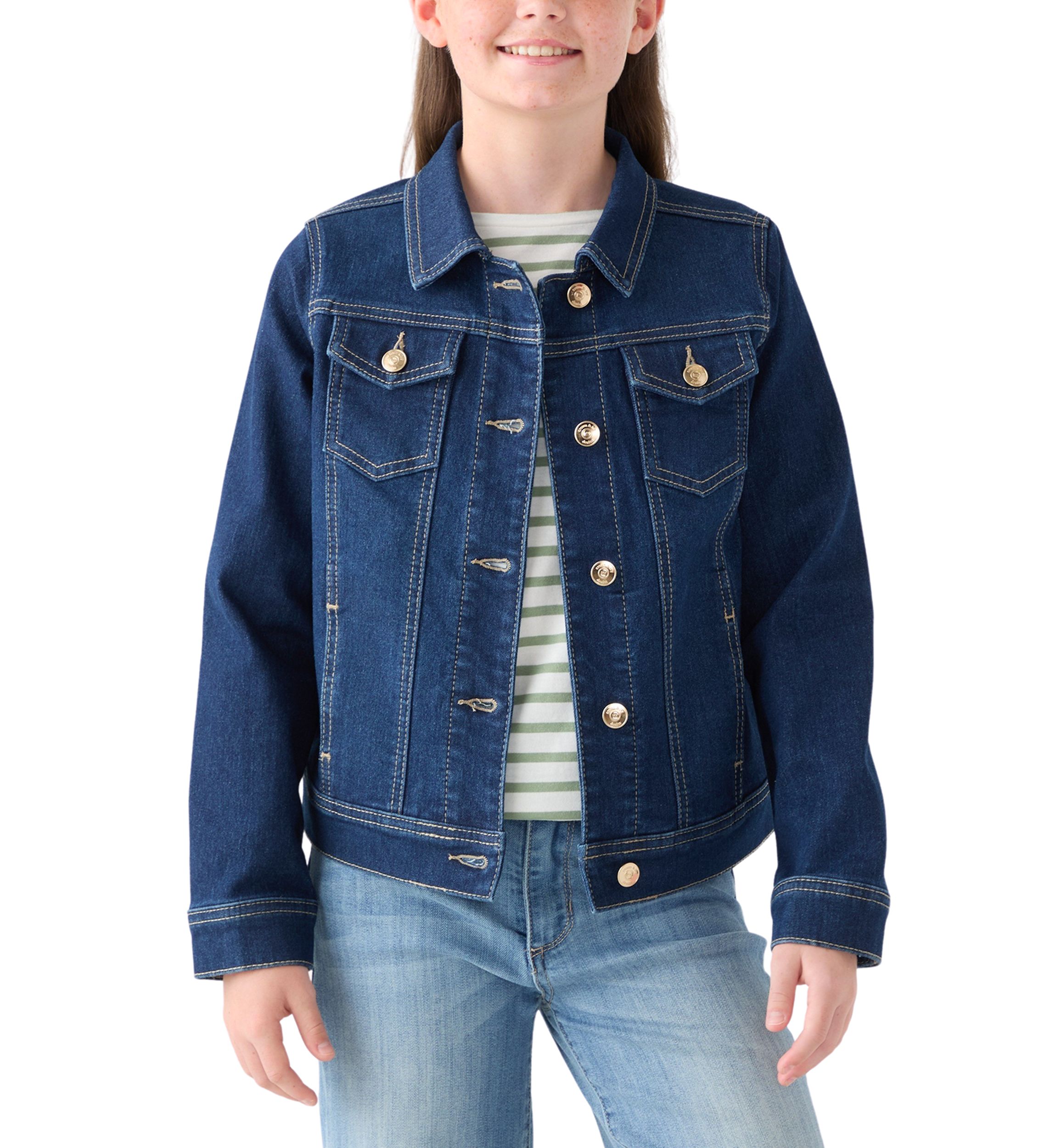 Girls 7-16 Denim Jacket
