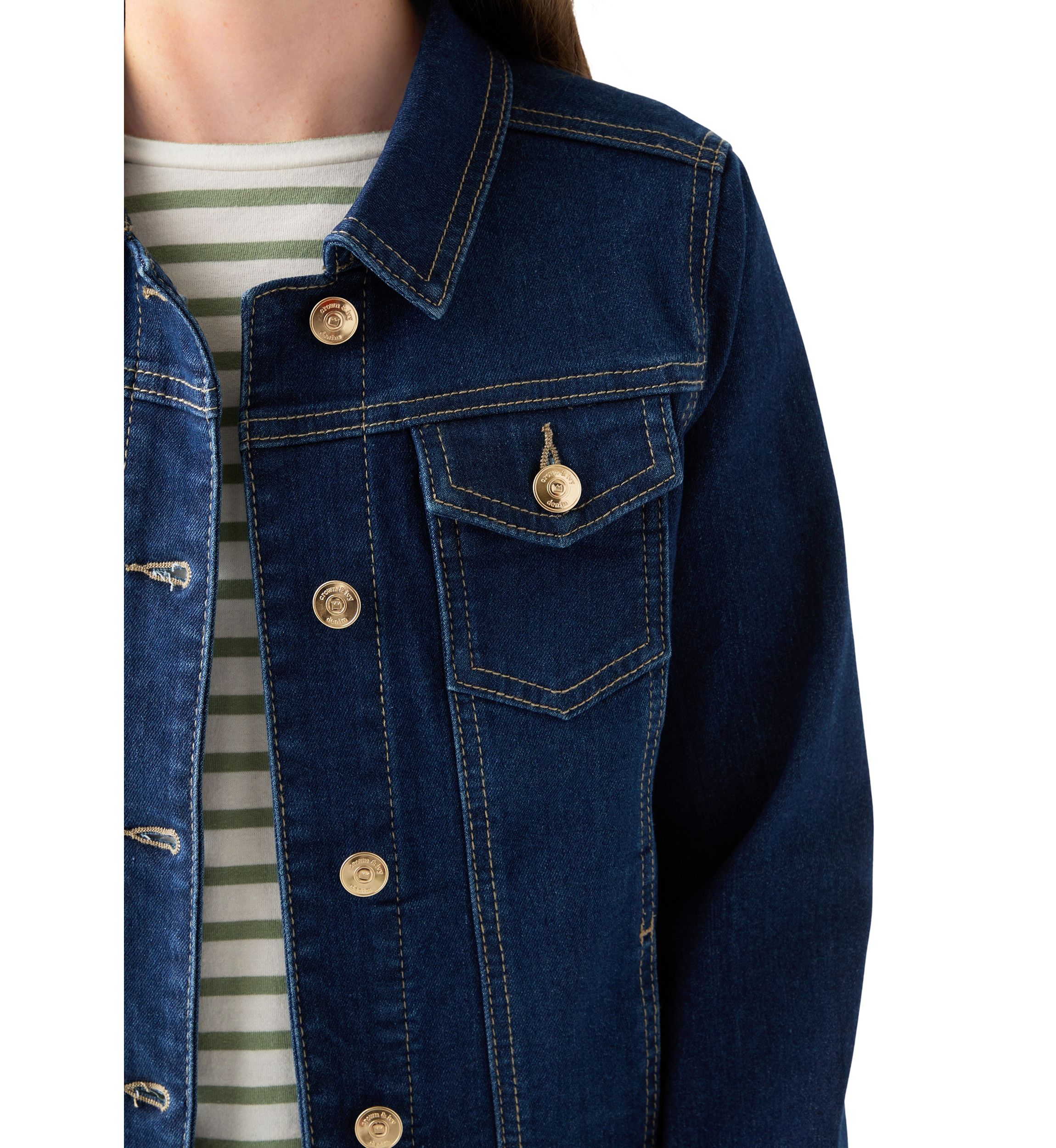 Girls 7-16 Denim Jacket