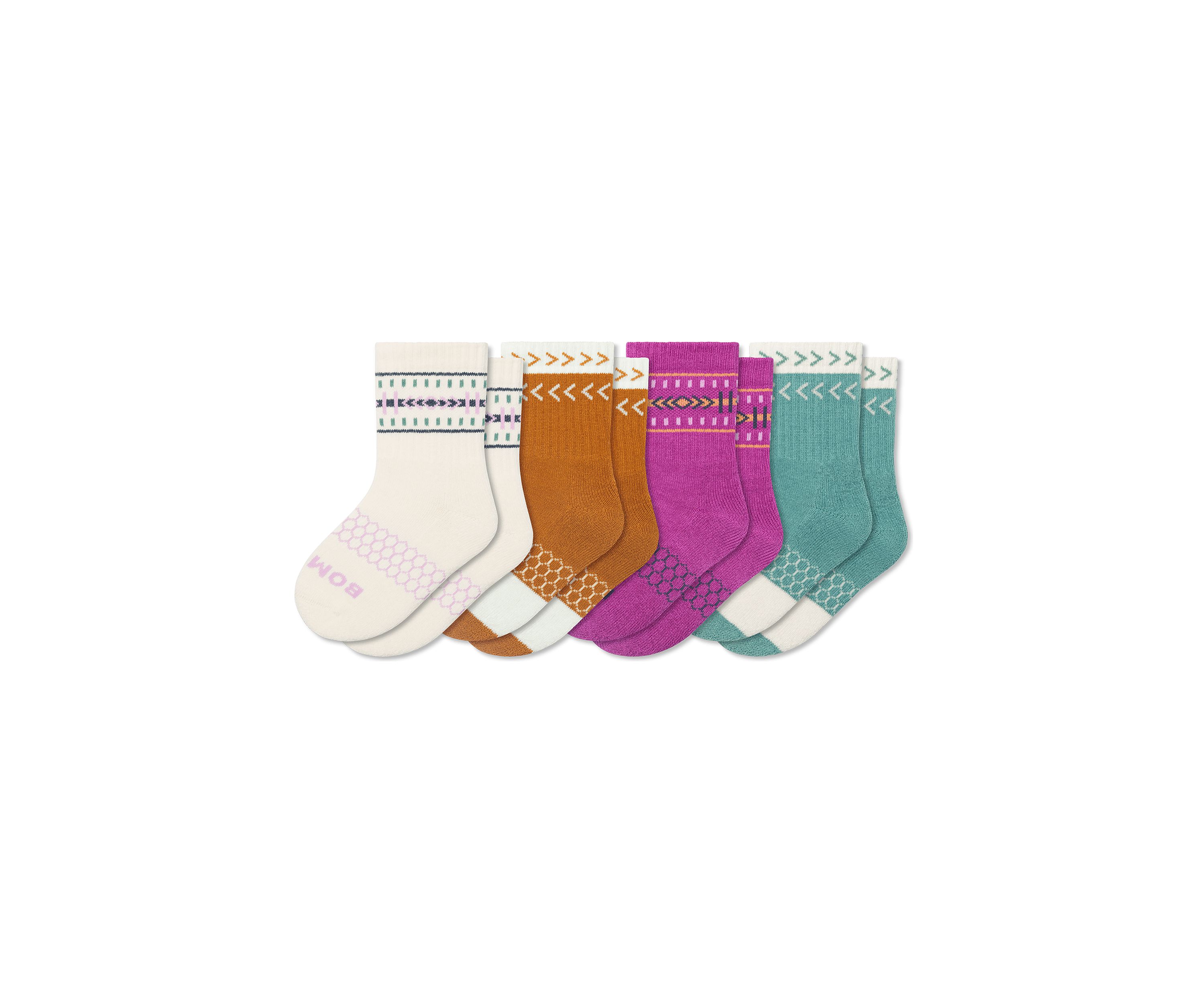 Juniors Holiday Calf Socks - 4 Pack