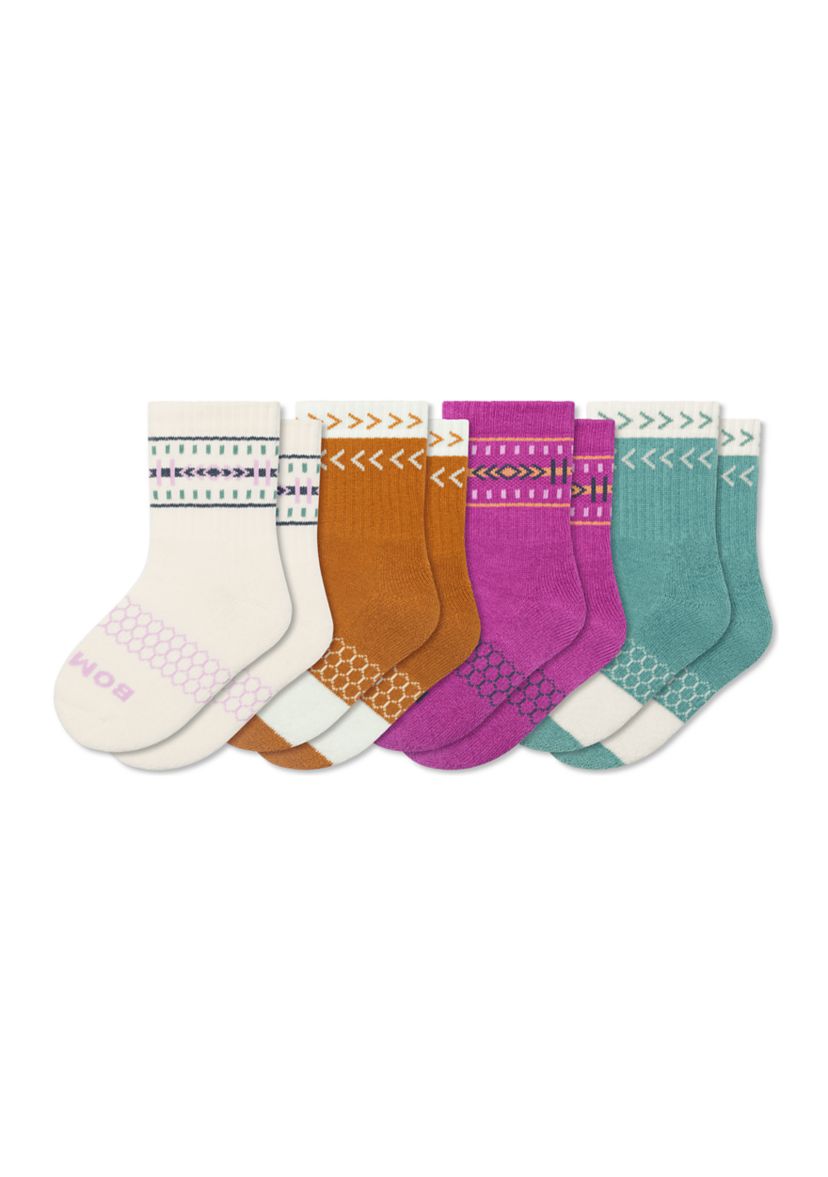 Juniors Holiday Calf Socks - 4 Pack