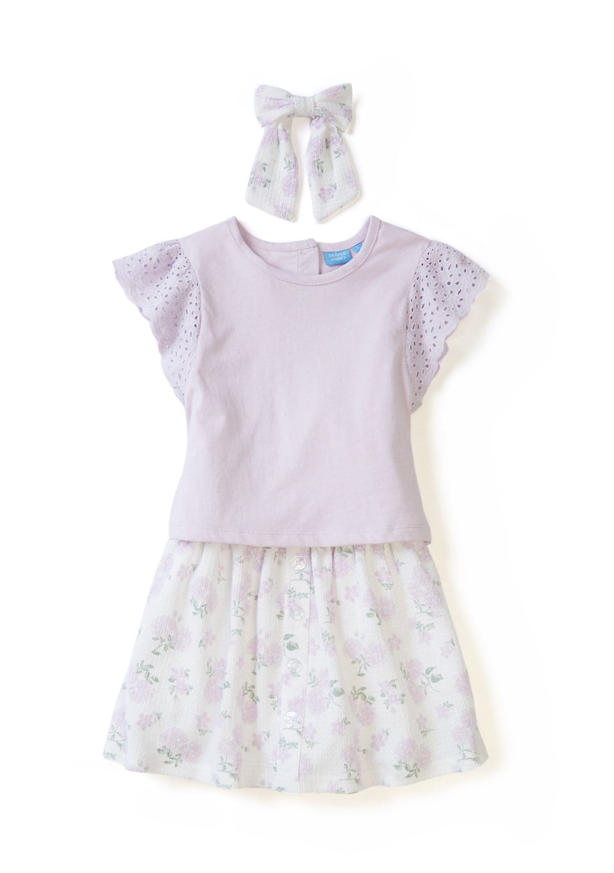 Girls 4-6x Floral Skort Set