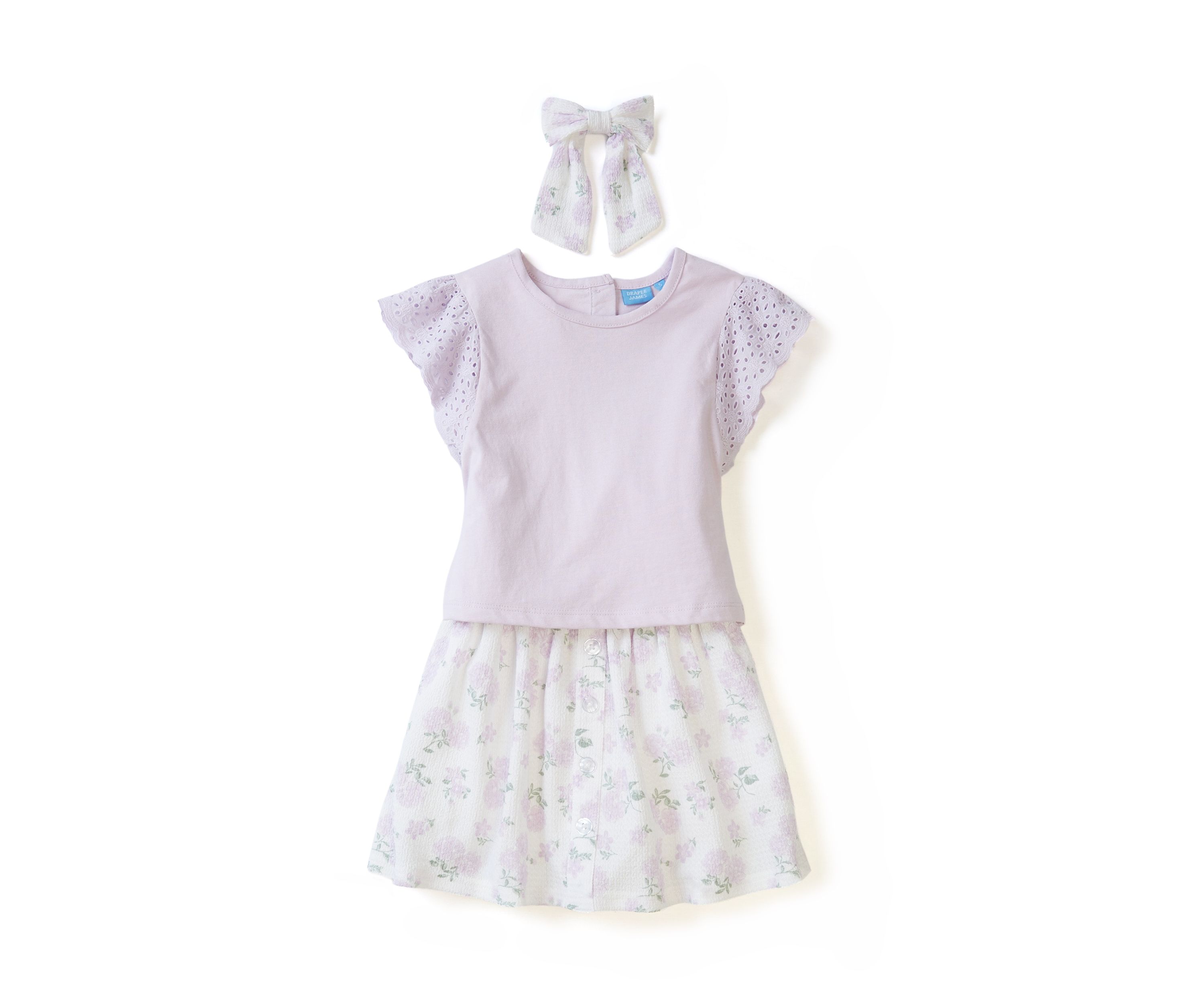 Girls 4-6x Floral Skort Set