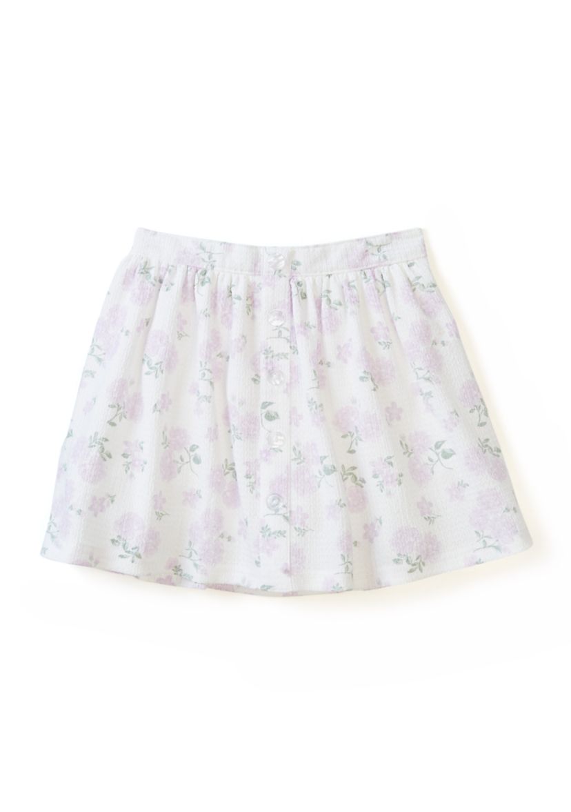 Girls 4-6x Floral Skort Set