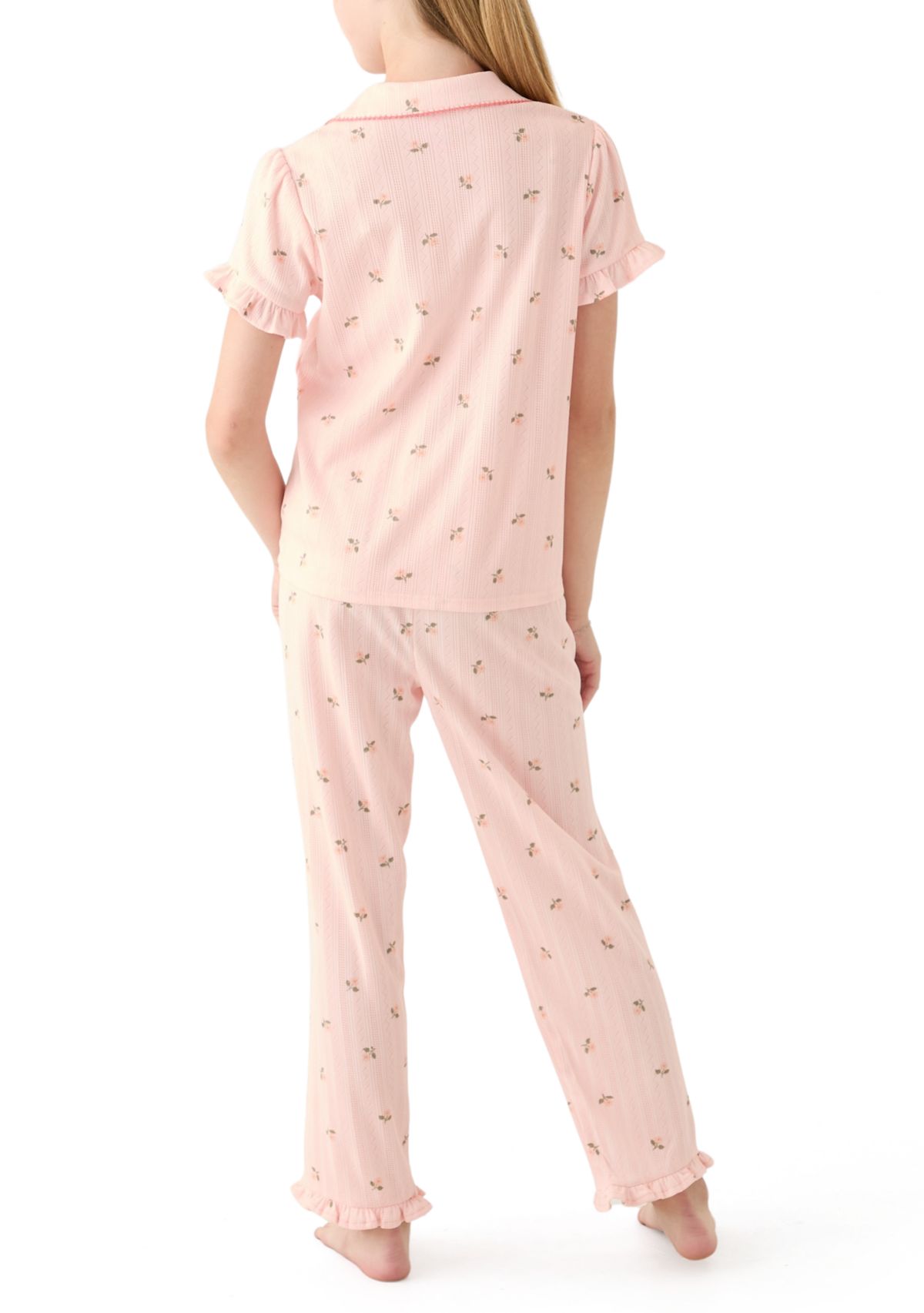 Girls 4-6x 3 Piece Pointelle Sleep Set