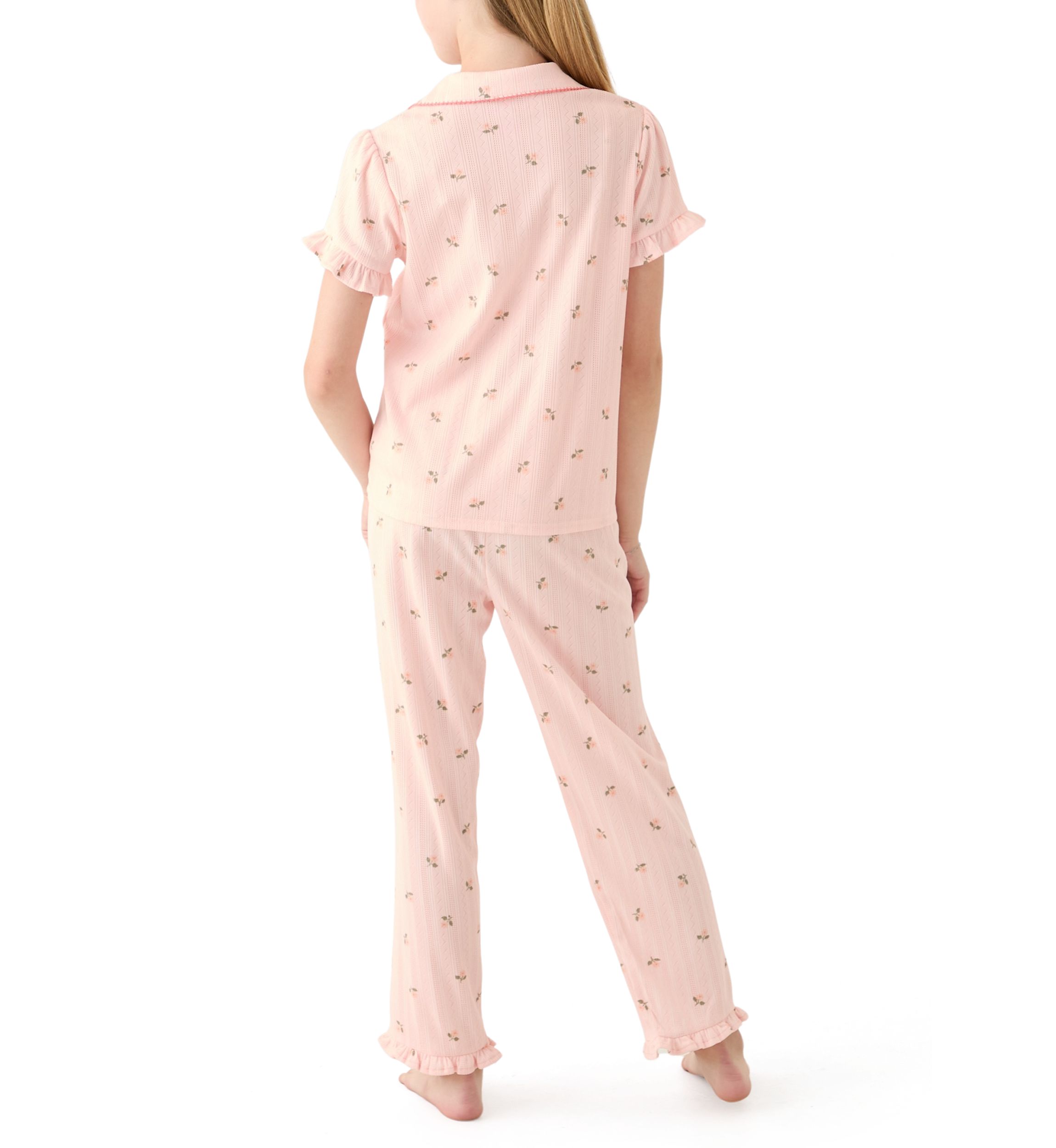 Girls 4-6x 3 Piece Pointelle Sleep Set