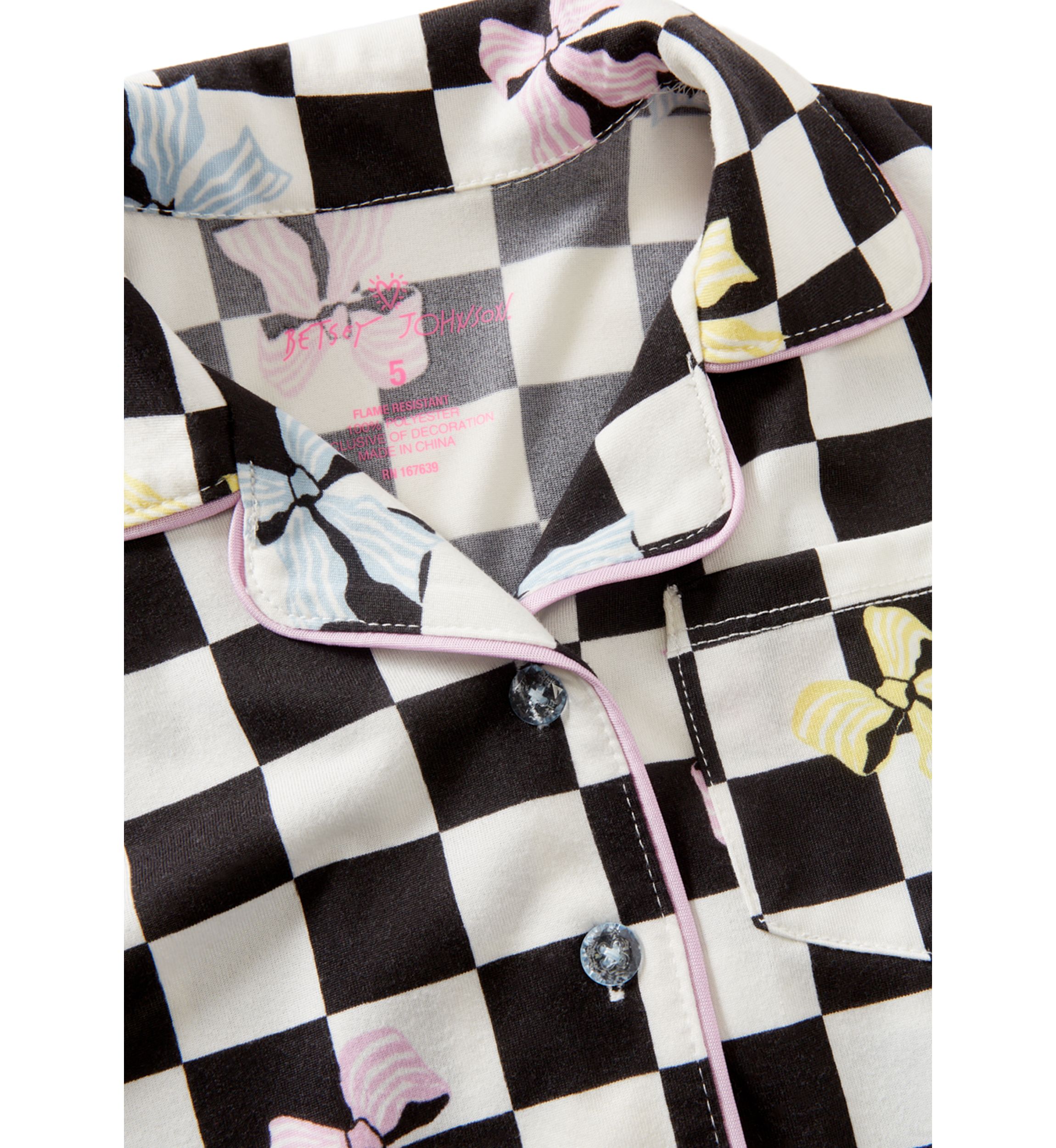 Girls 4-6x 3-Piece Pajama Set