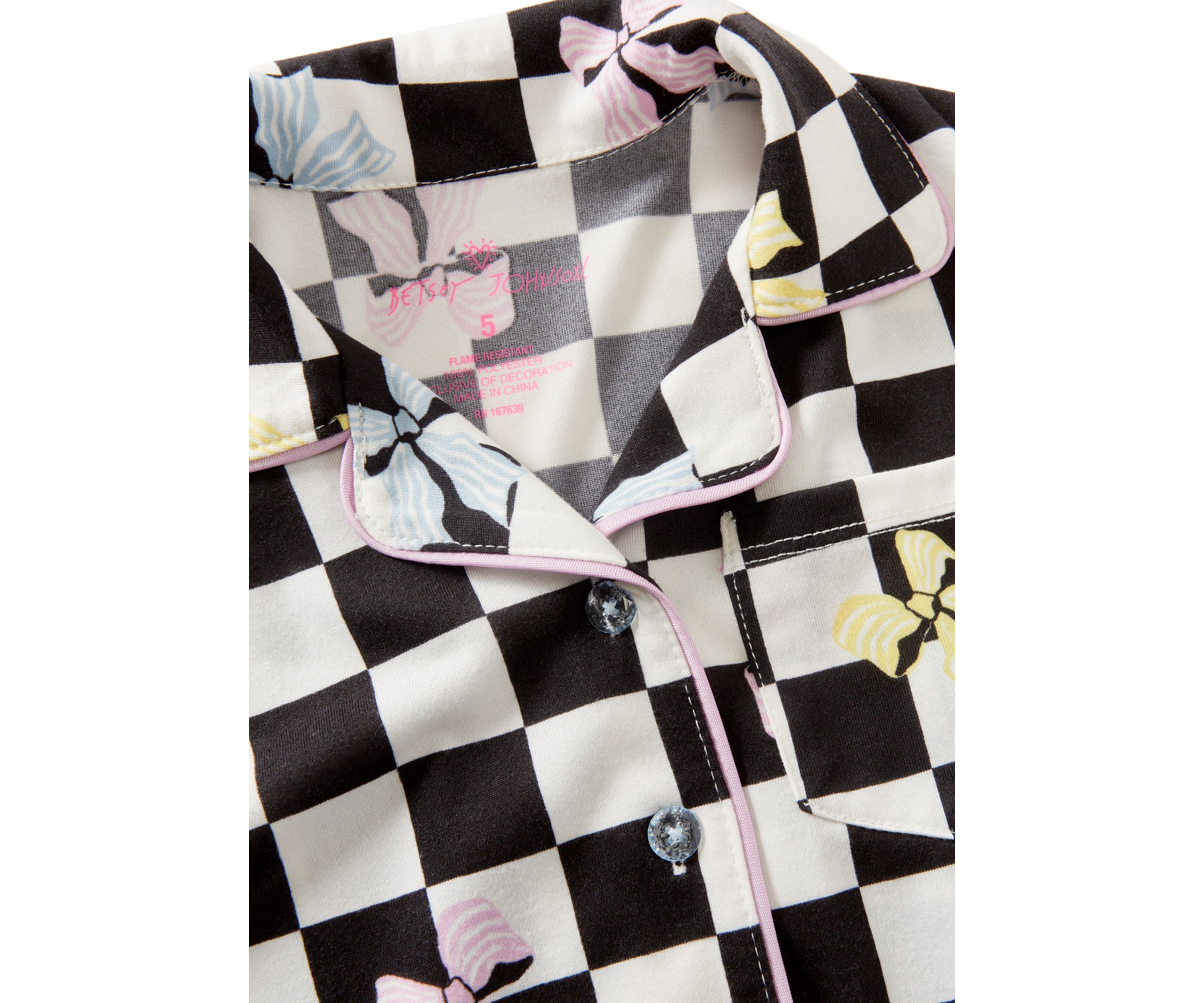 Girls 4-6x 3-Piece Pajama Set