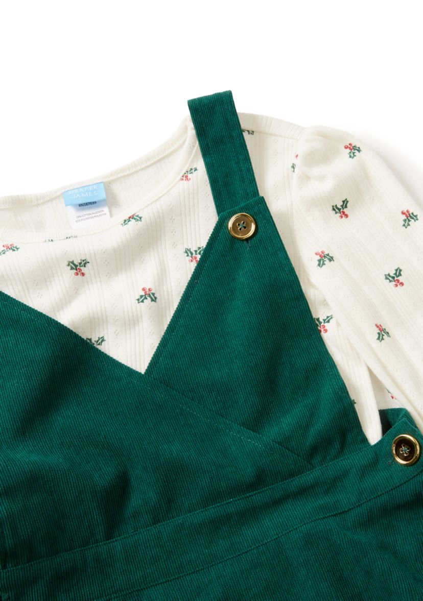 Girls 4-6x 2 Piece Jumper Set