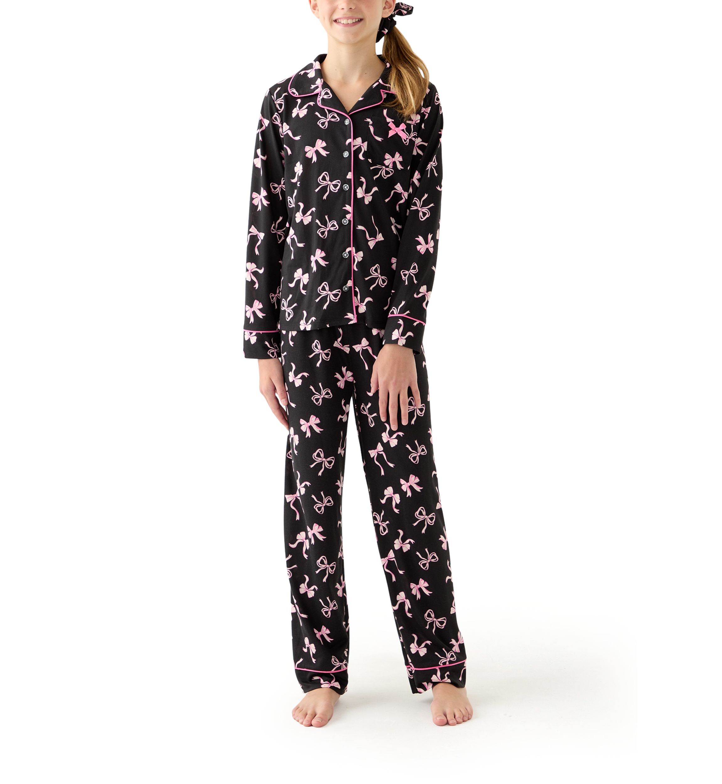 Girls 7-12 3-Piece Pajama Set