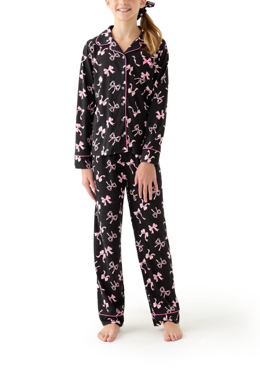 Girls 7-12 3-Piece Pajama Set