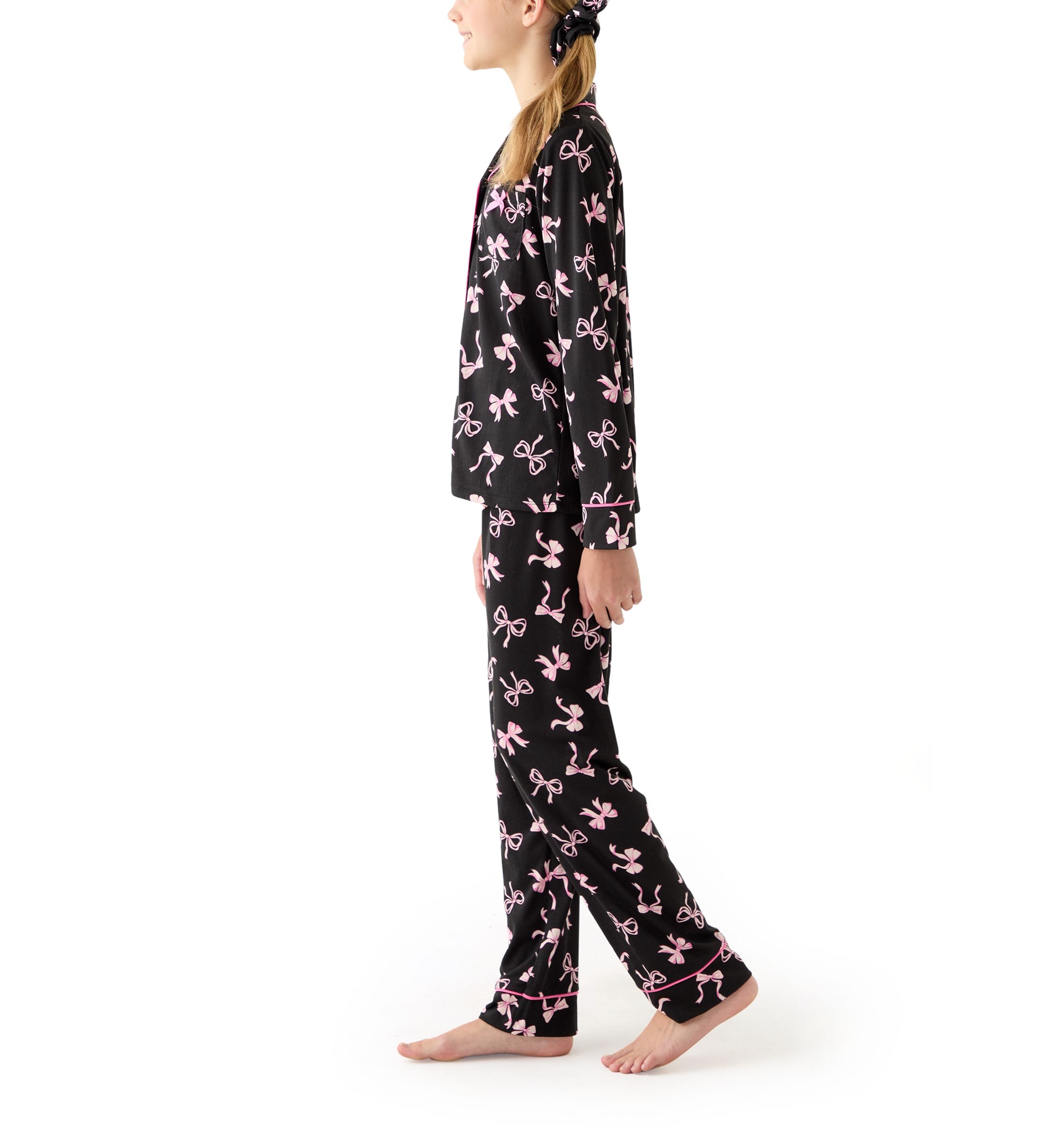 Girls 7-12 3-Piece Pajama Set