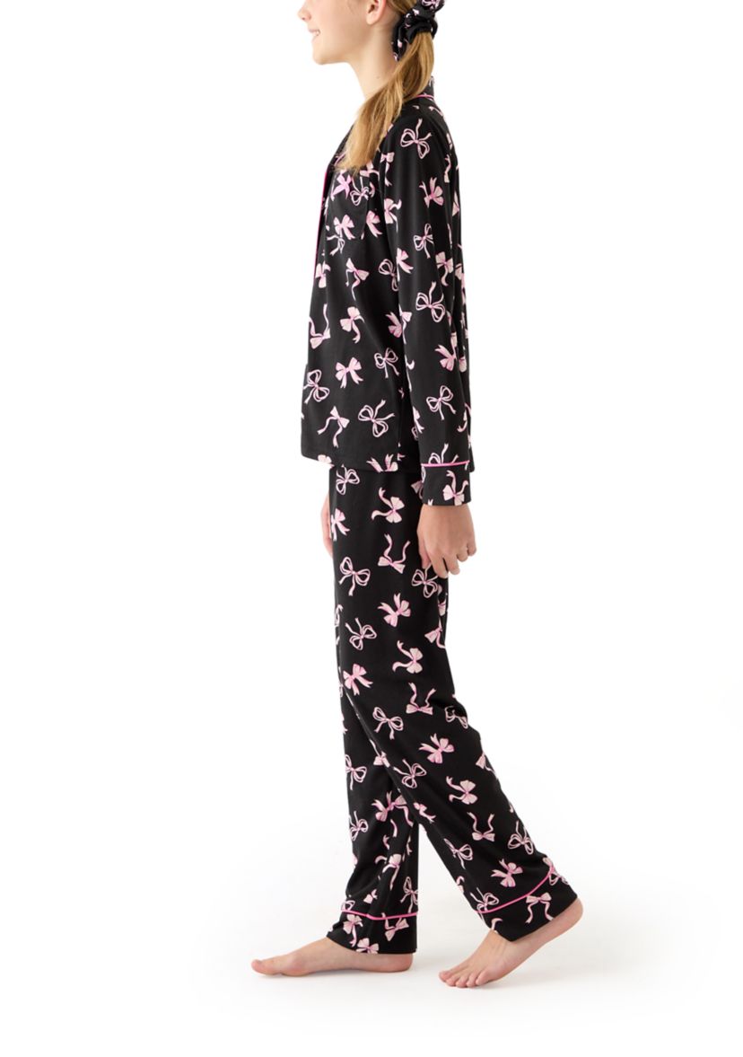 Girls 7-12 3-Piece Pajama Set