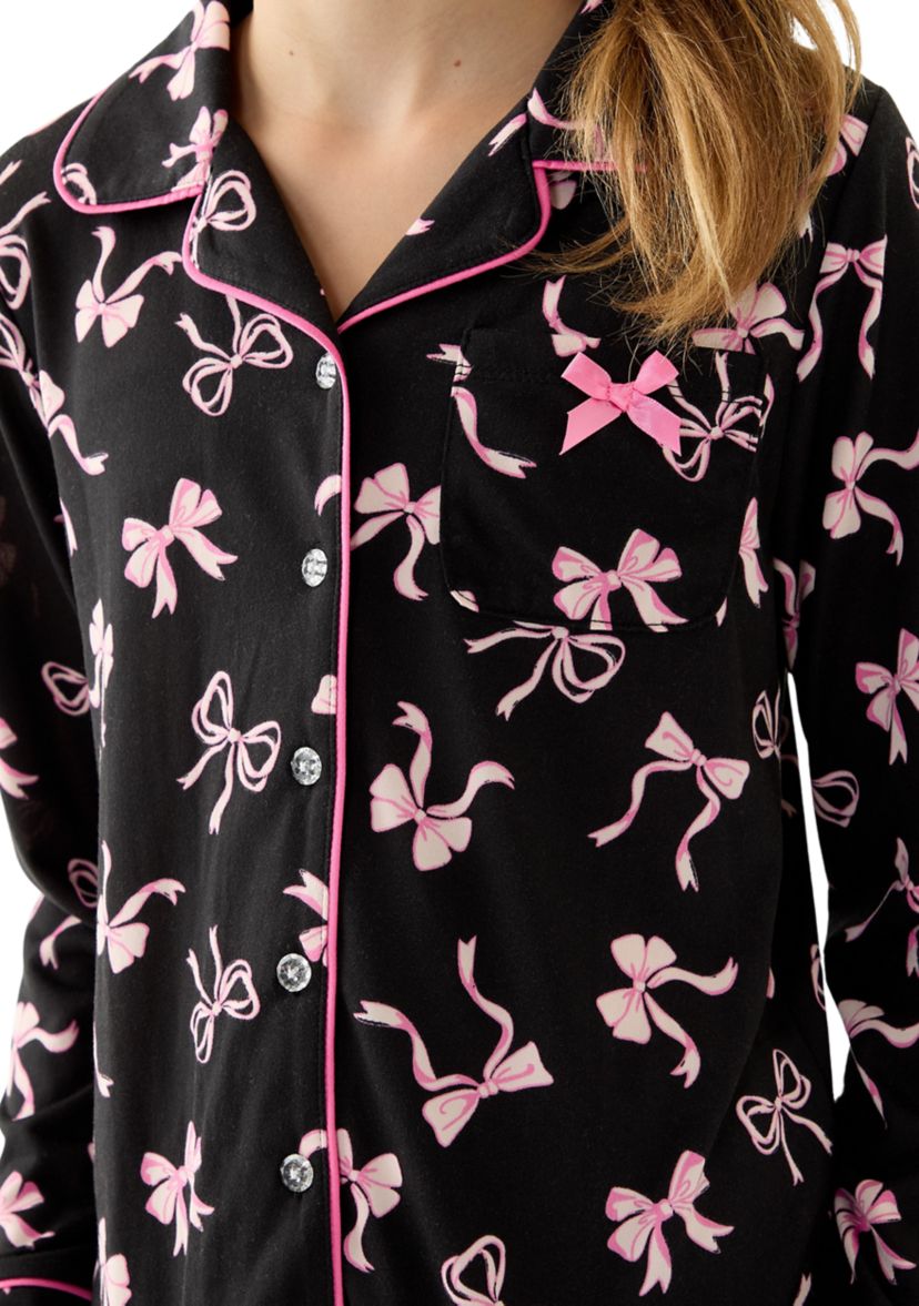 Girls 7-12 3-Piece Pajama Set