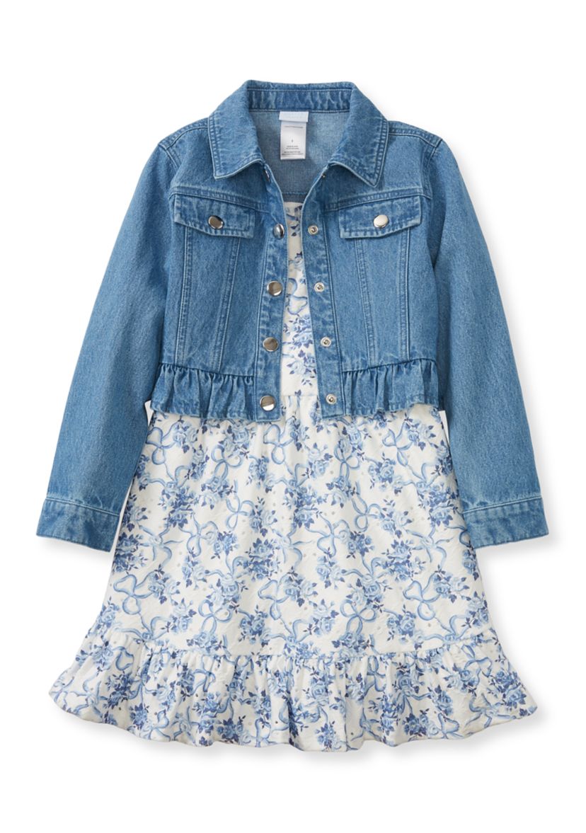 draper james denim dress Colbie Snap Front Dress in Denim – Draper James main image 1