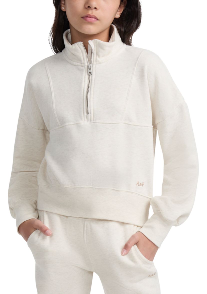 essential 1/4 zip pullover