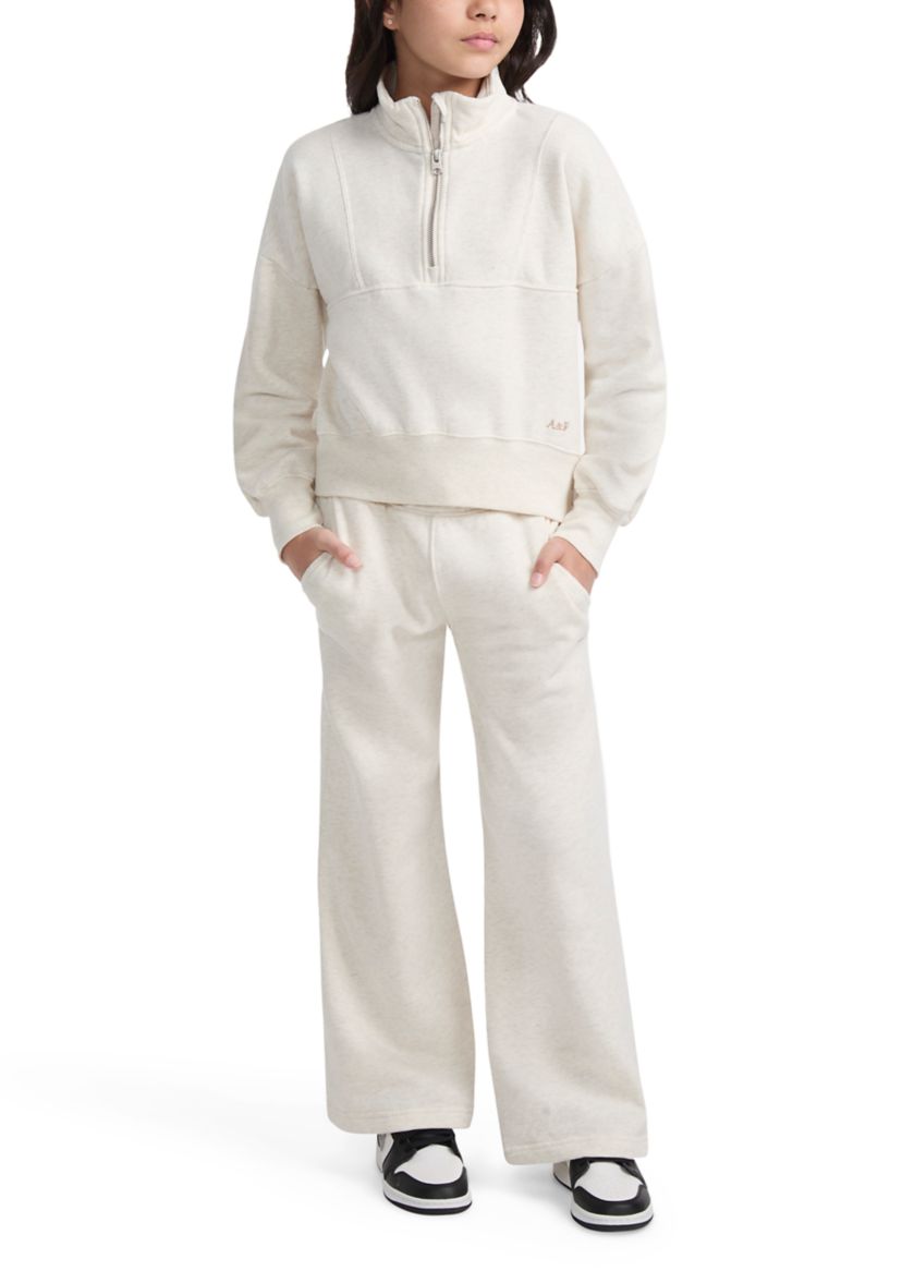 essential 1/4 zip pullover