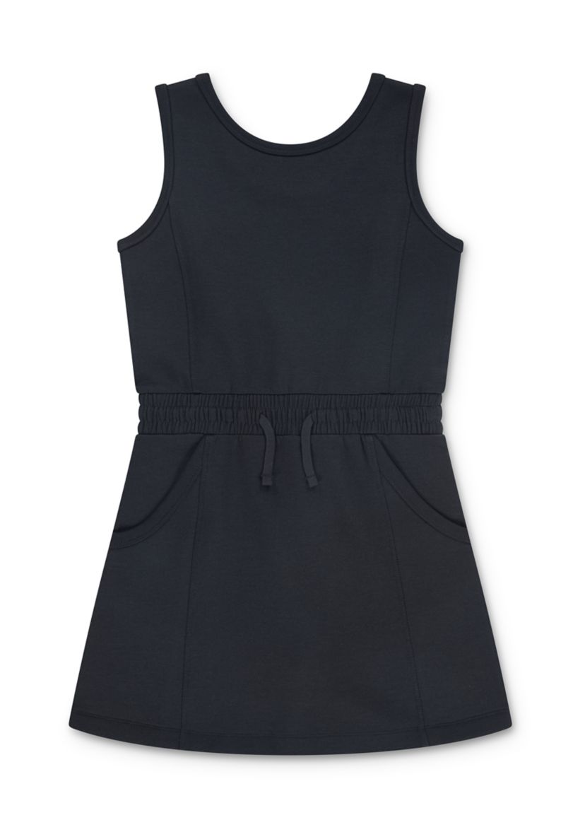 abercrombie kids Girls' YPB Neoknit U Neck Mini Dress - Black - 17-18