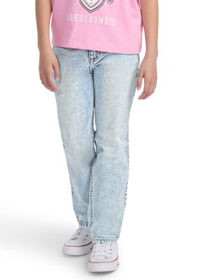 abercrombie kids Kids high rise 90s straight jeans, 15-16