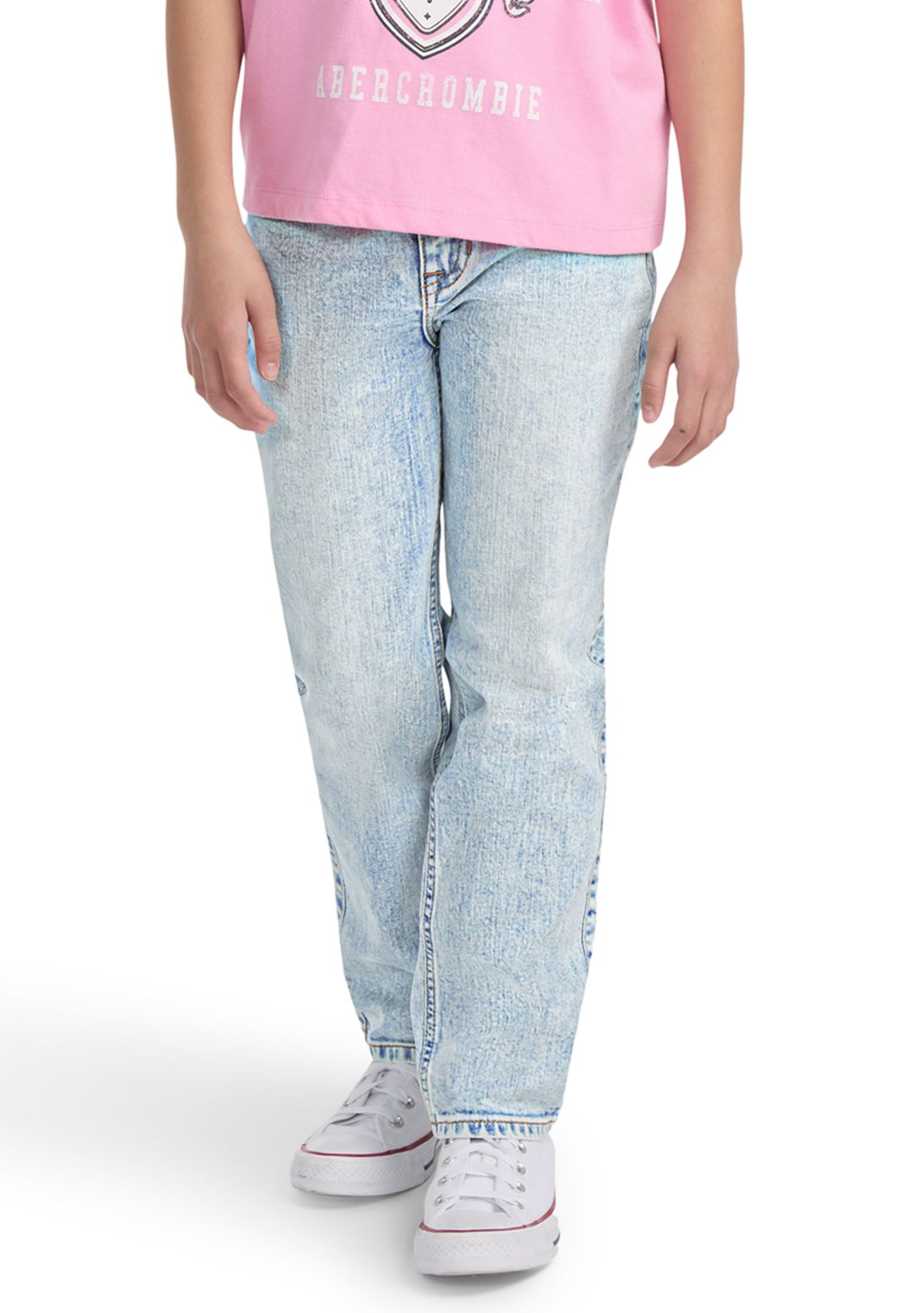 high rise 90s straight jeans
