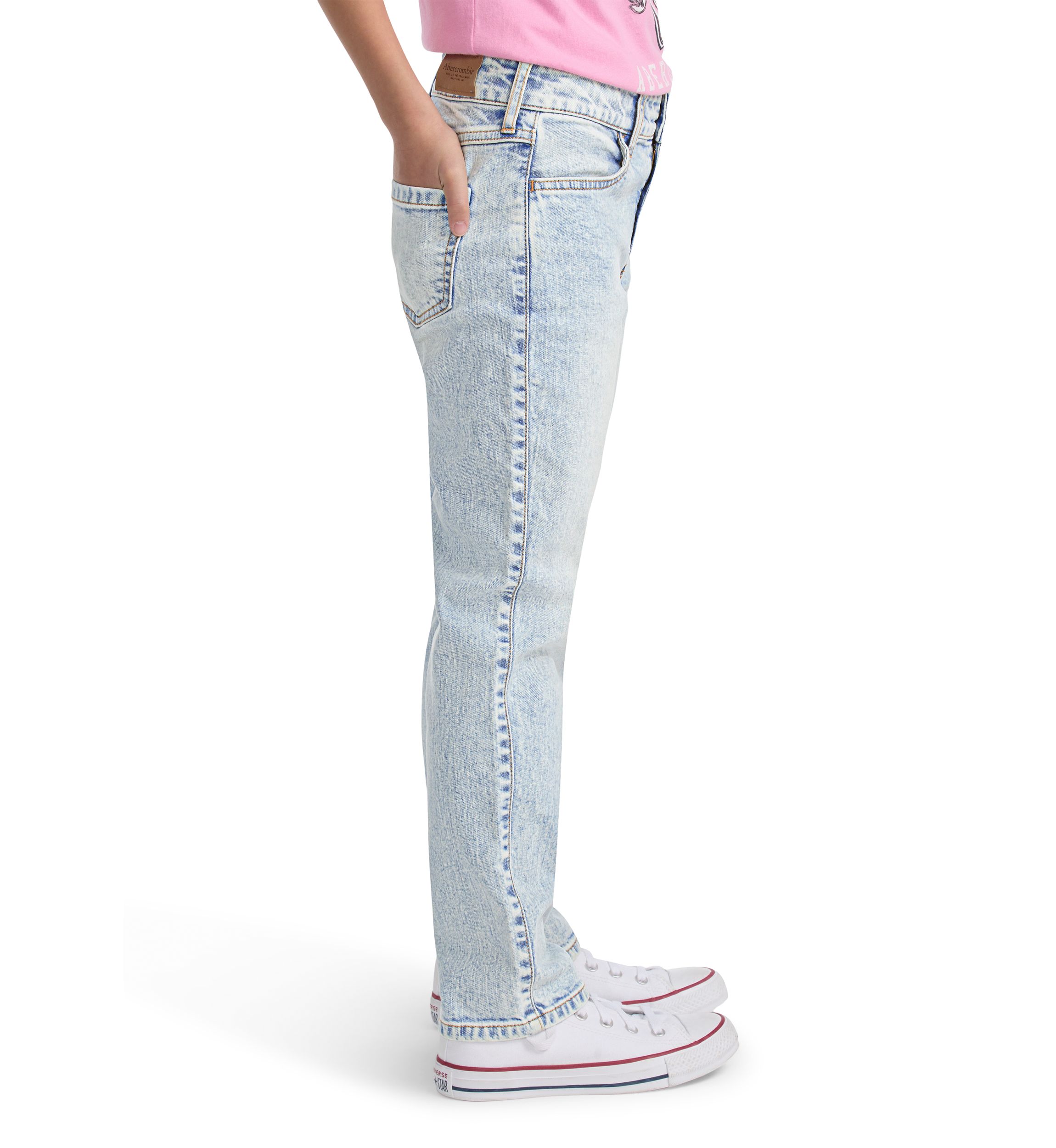 high rise 90s straight jeans