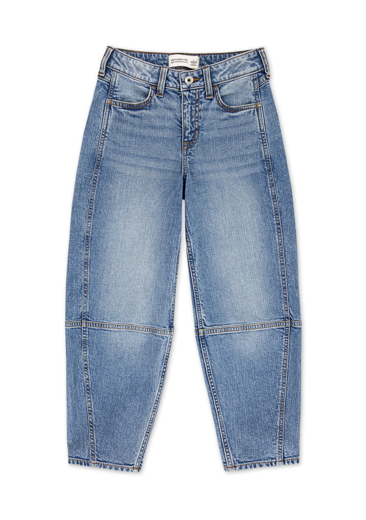 high rise balloon jeans