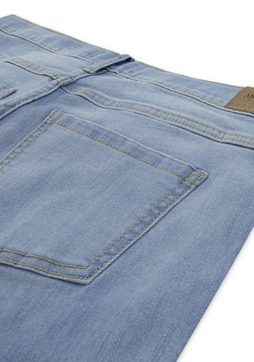 high rise embroidered flare jeans 