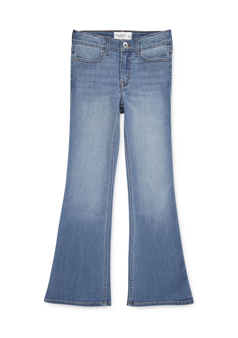 high rise flare jeans
