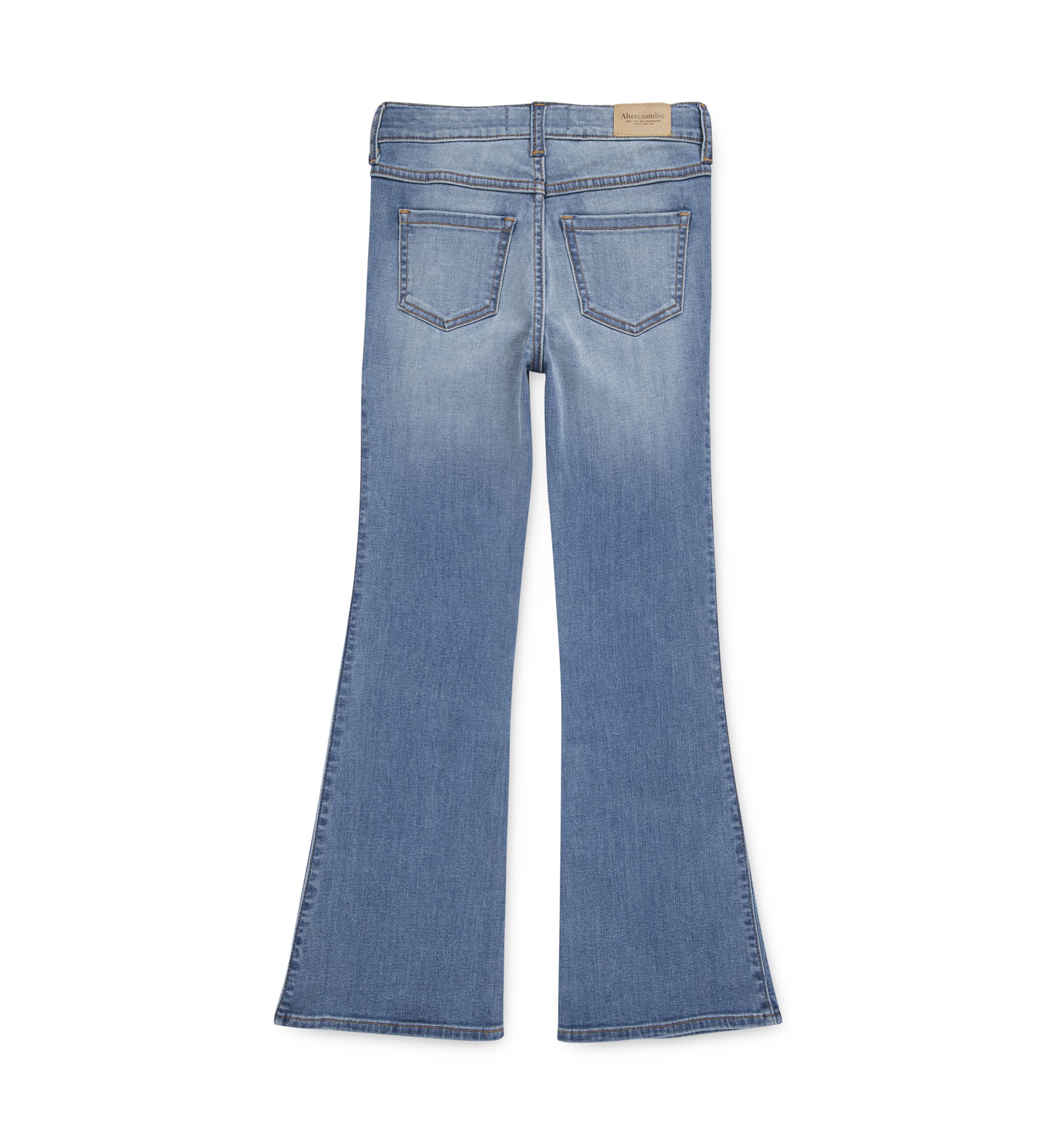 high rise flare jeans