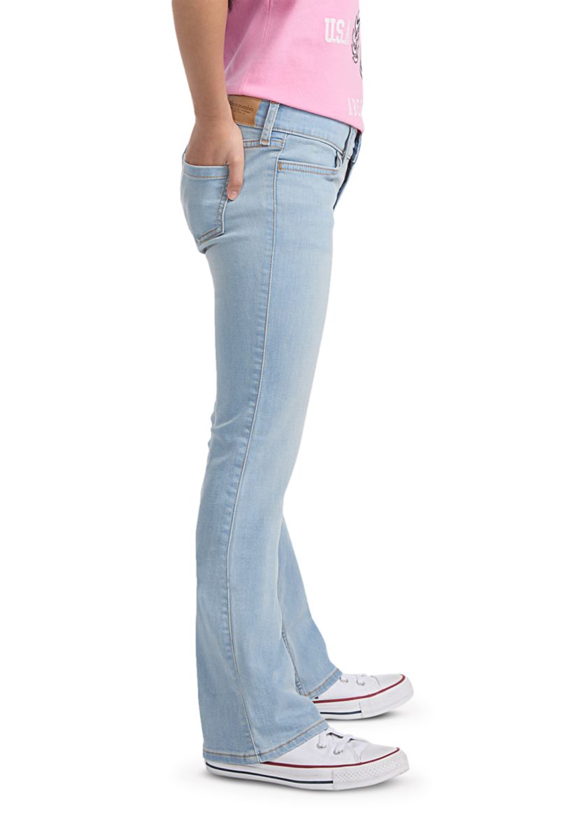 lowrise bootcut stretch jeans