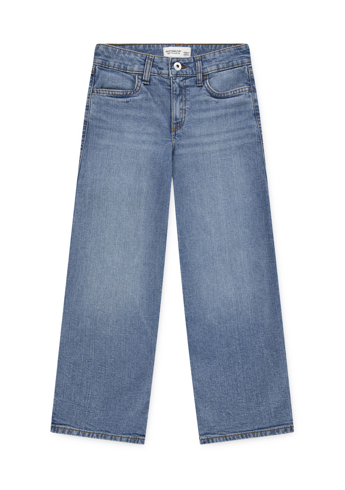 high rise wide leg jeans
