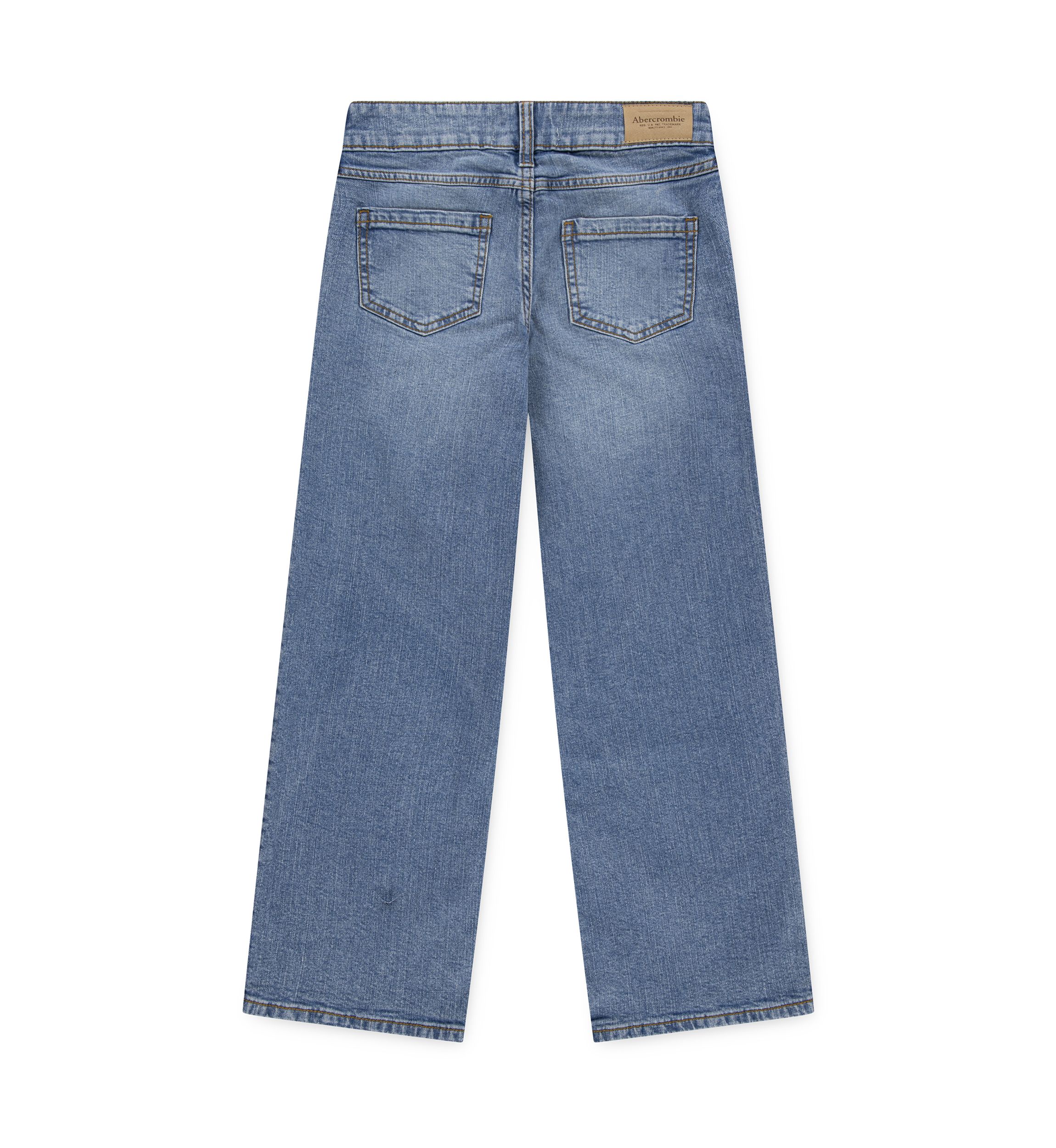 high rise wide leg jeans