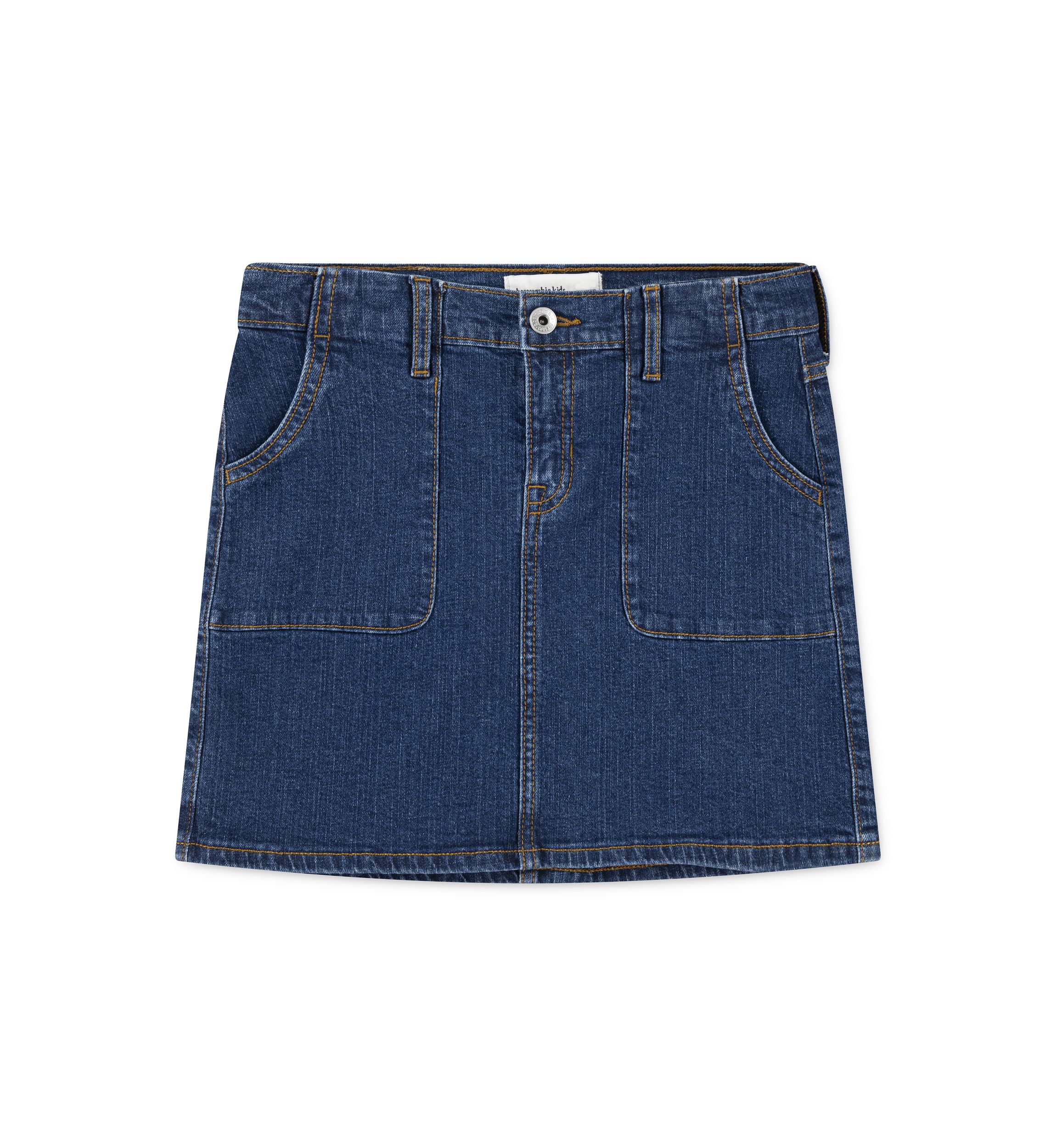 denim mini skirt 