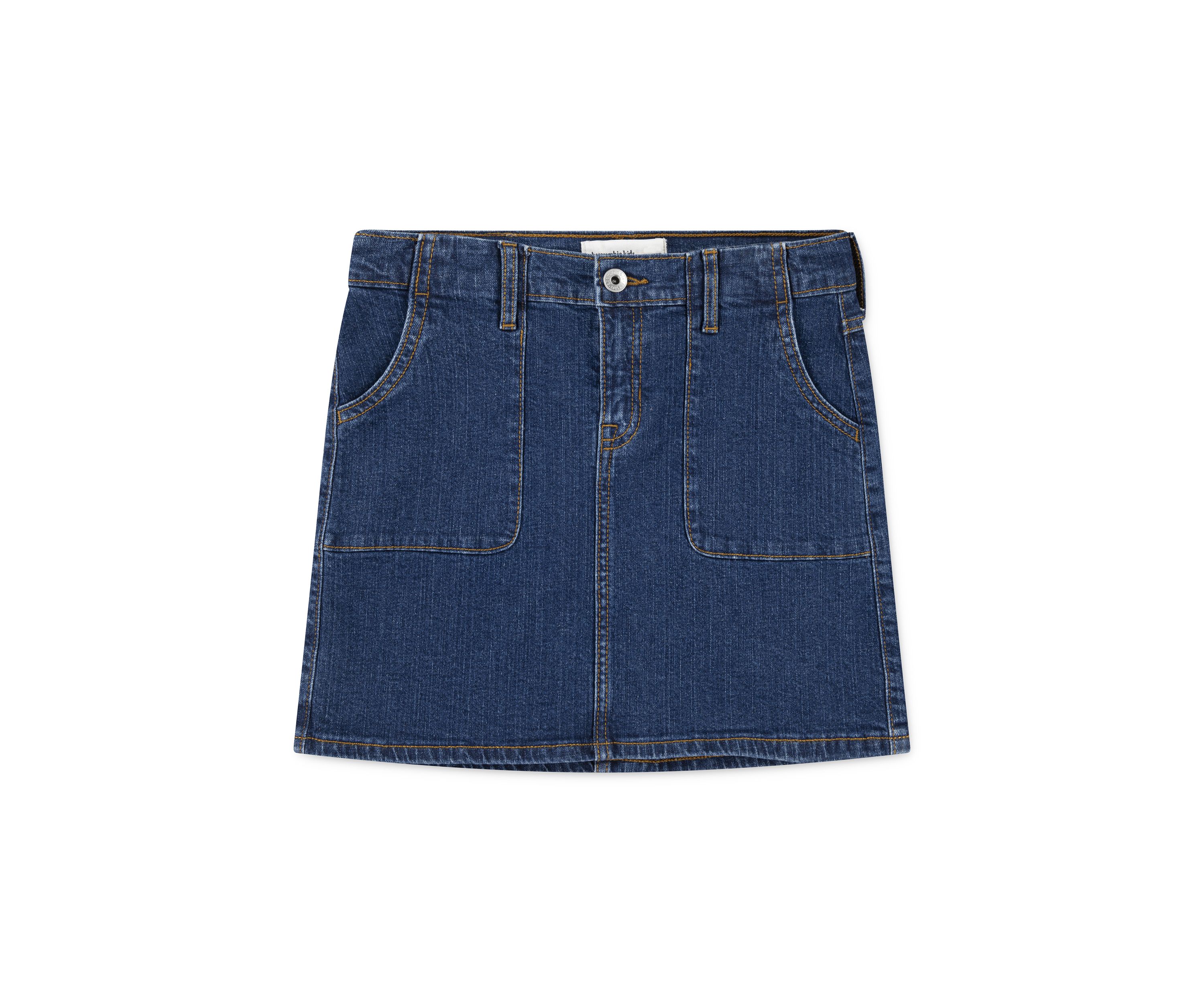 denim mini skirt 