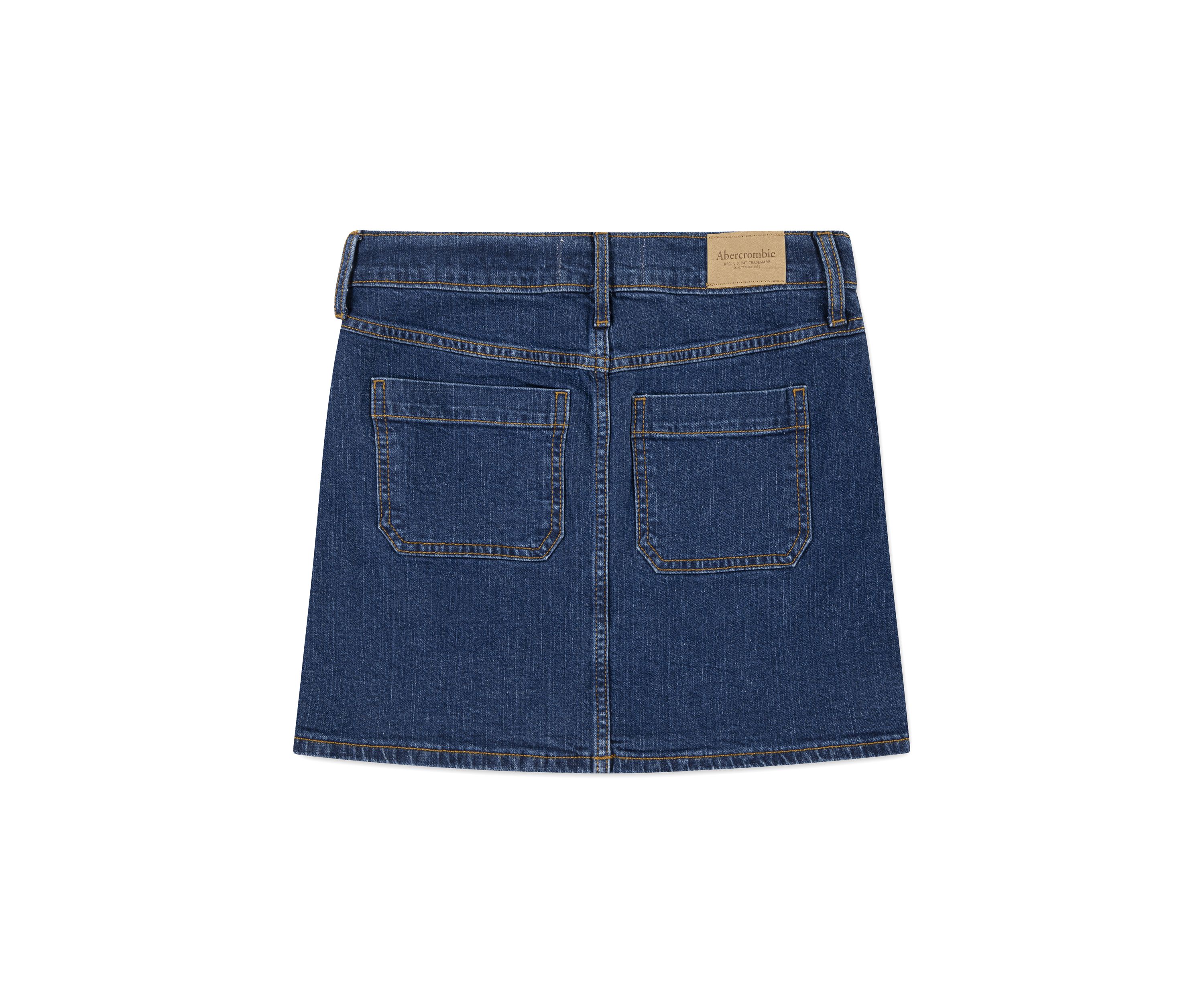 denim mini skirt 