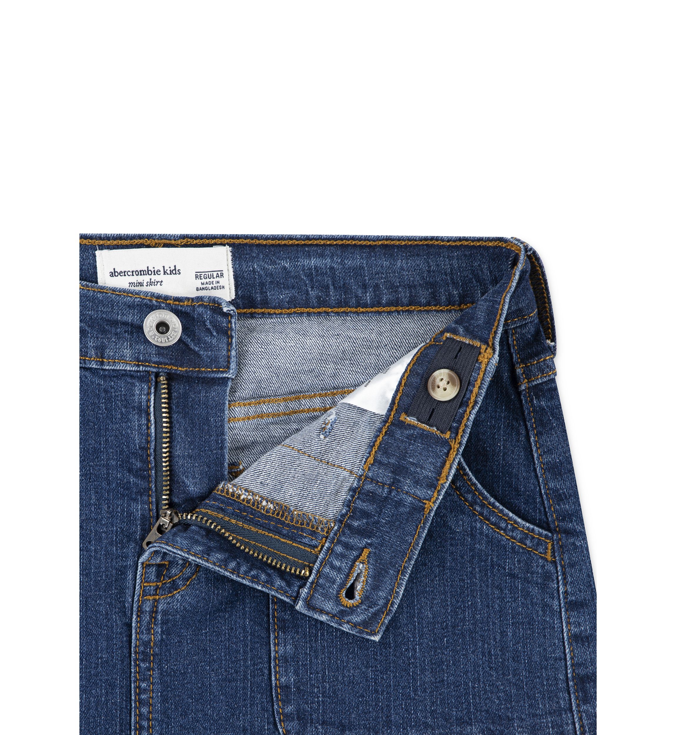 denim mini skirt 