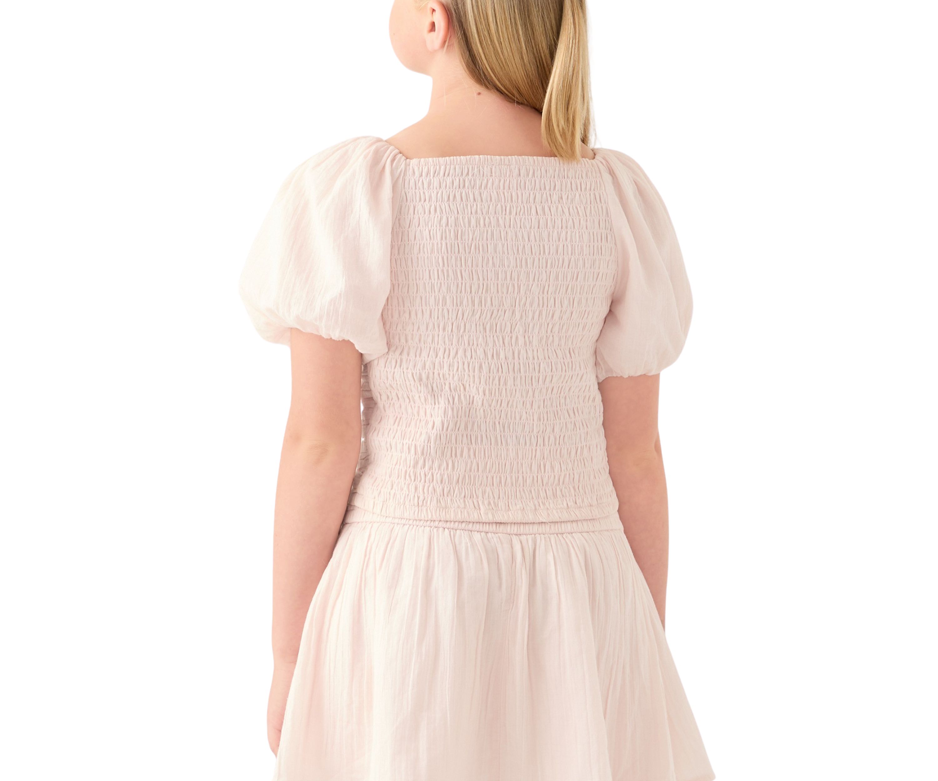 emerson puff sleeve poplin top