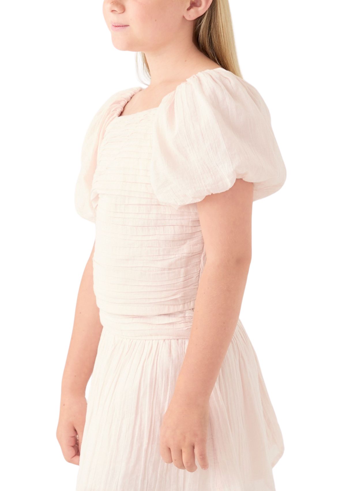 emerson puff sleeve poplin top