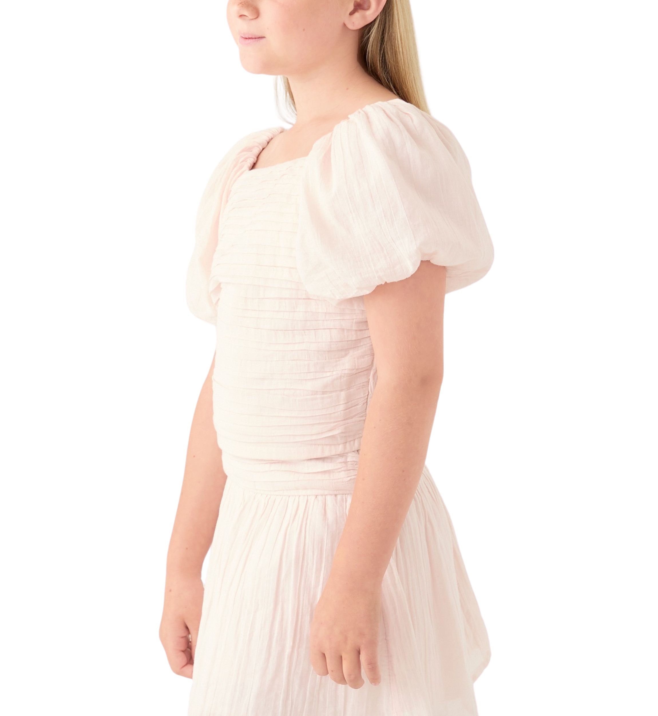 emerson puff sleeve poplin top