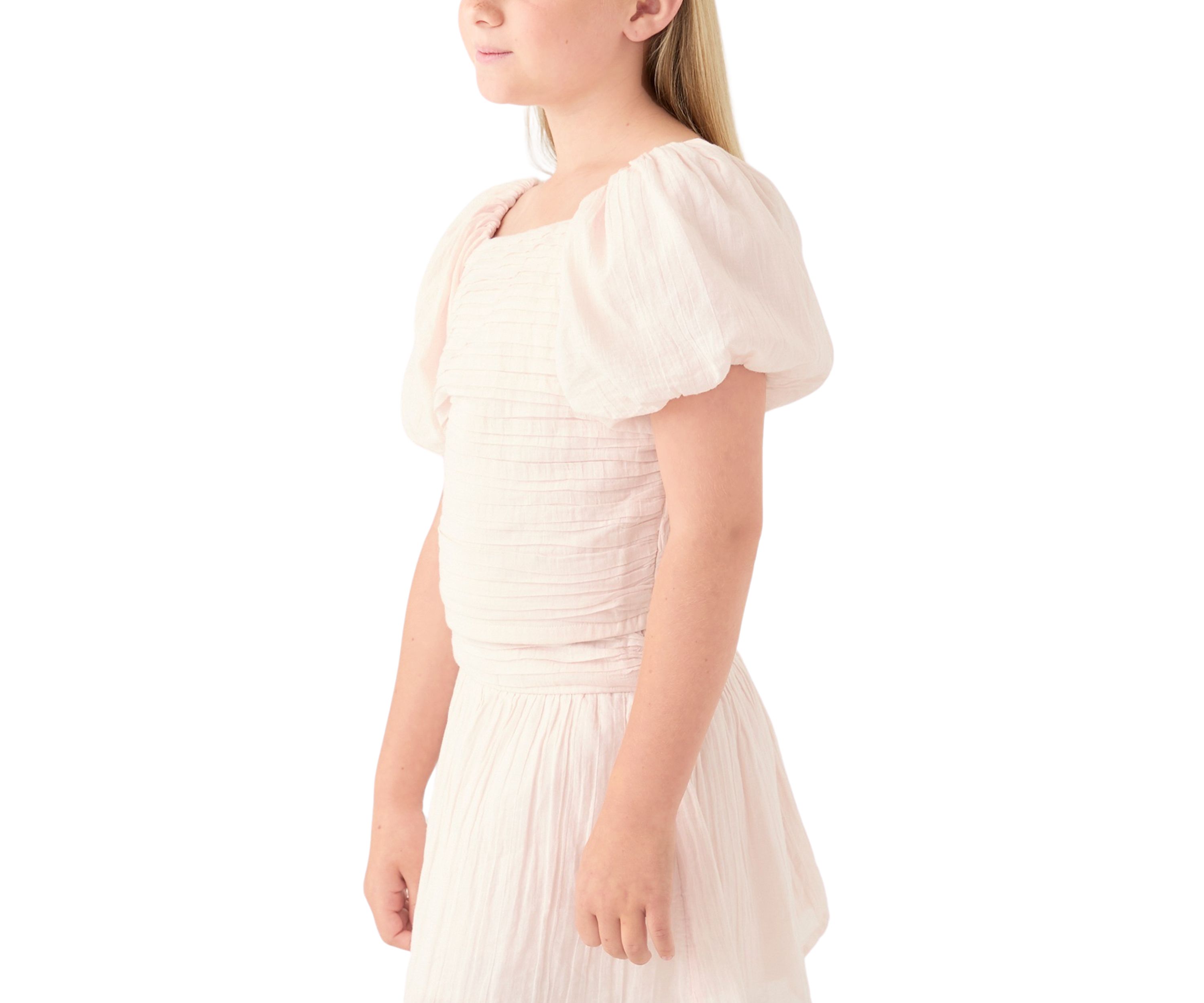 emerson puff sleeve poplin top