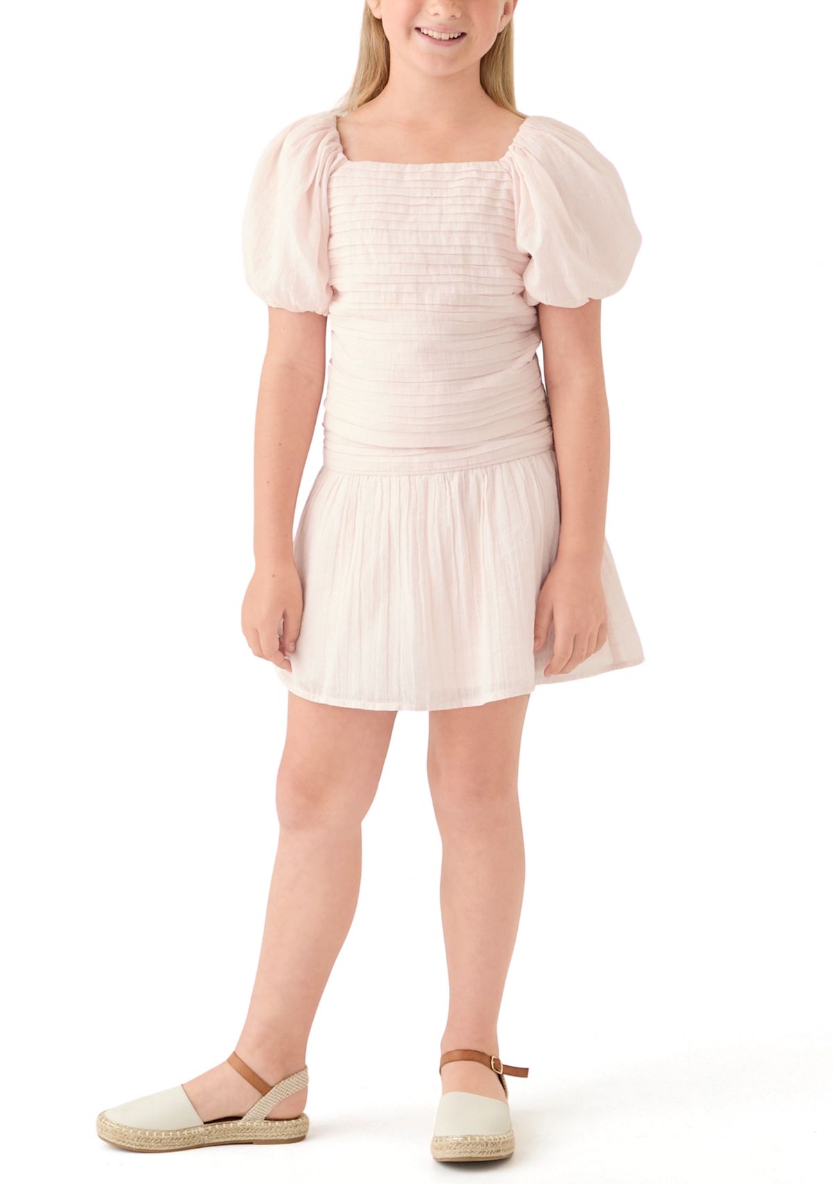 emerson puff sleeve poplin top