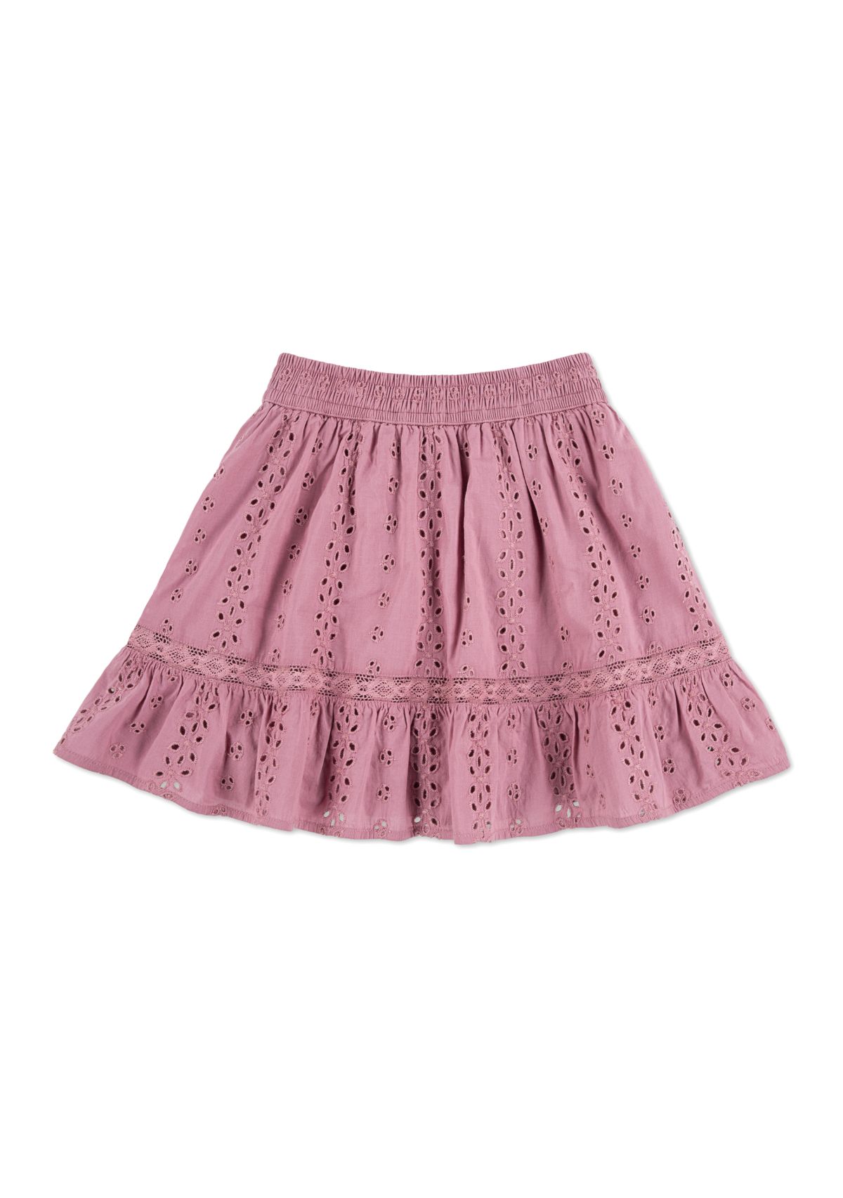 eyelet mini skort 