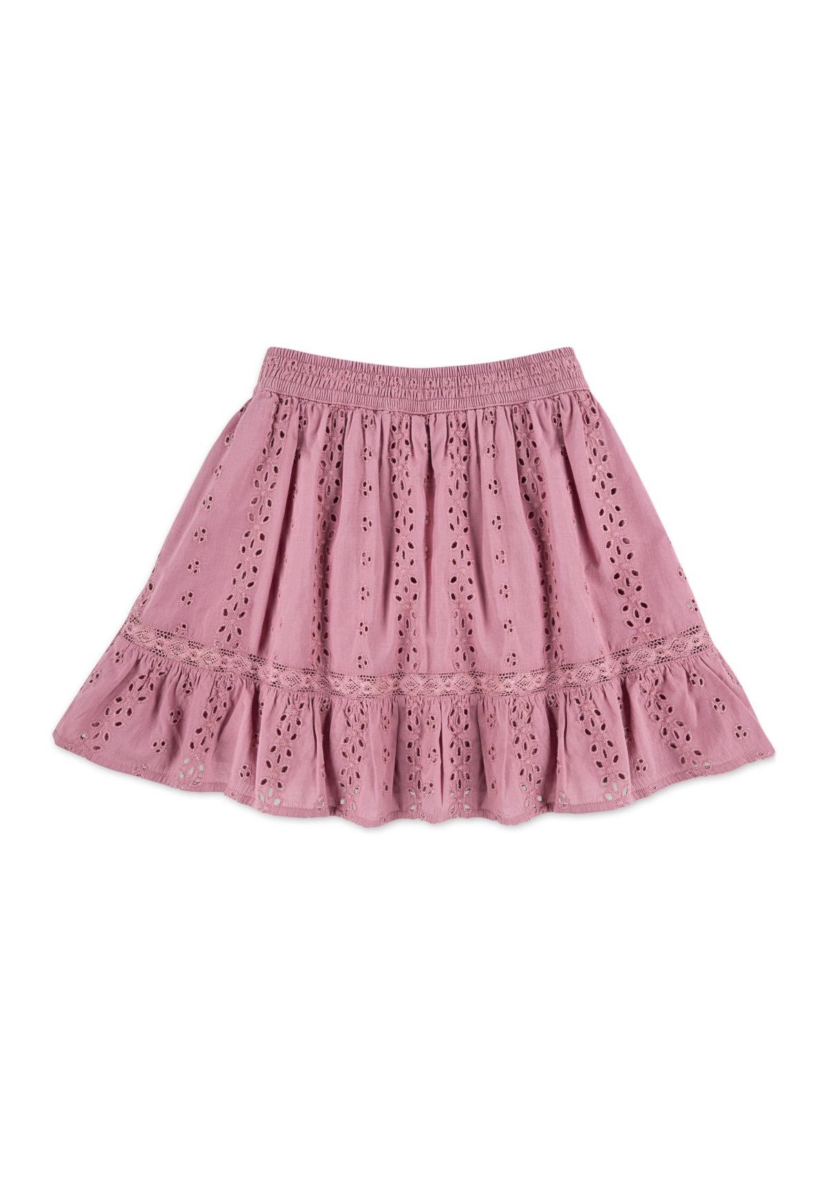eyelet mini skort 