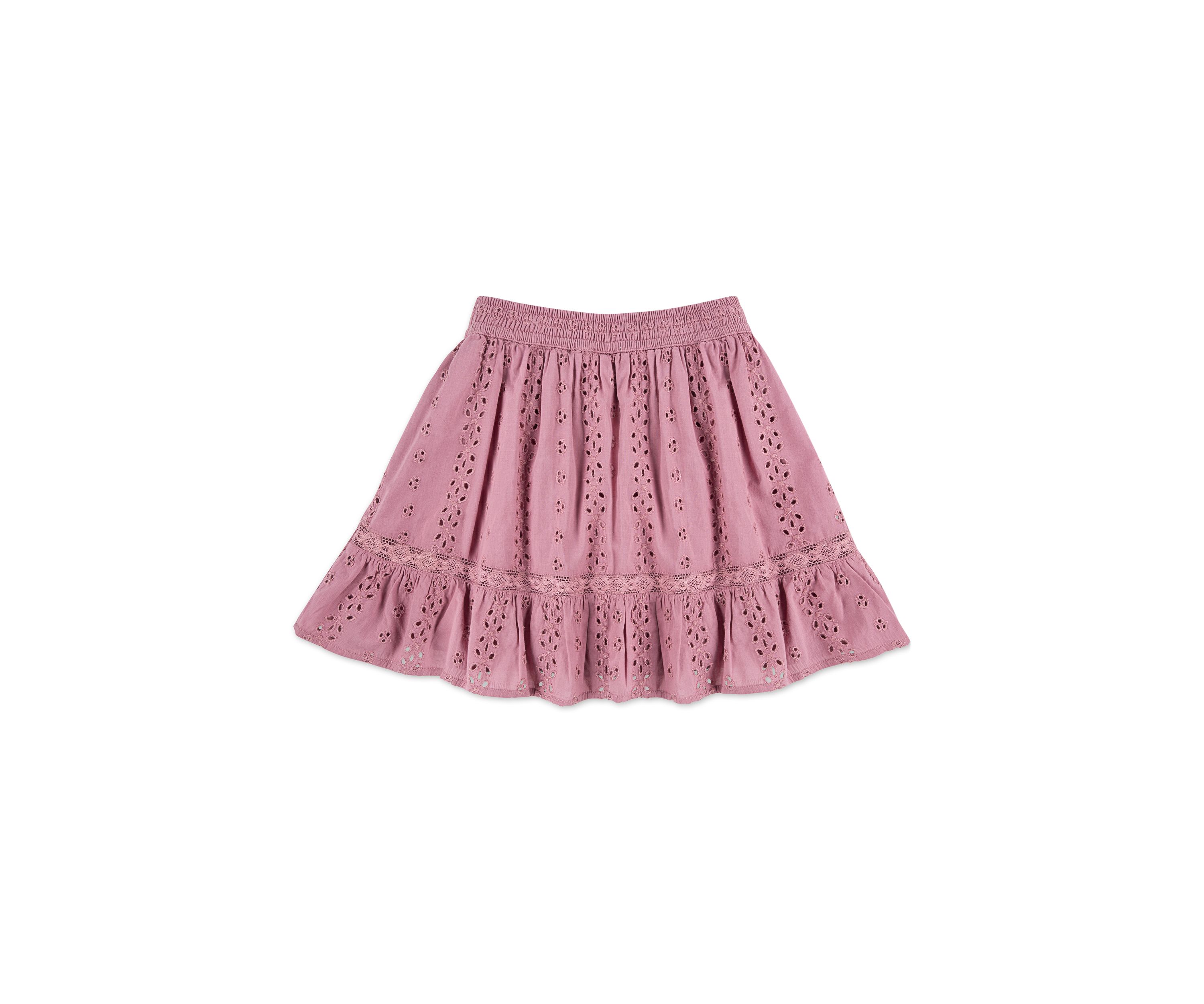 eyelet mini skort 