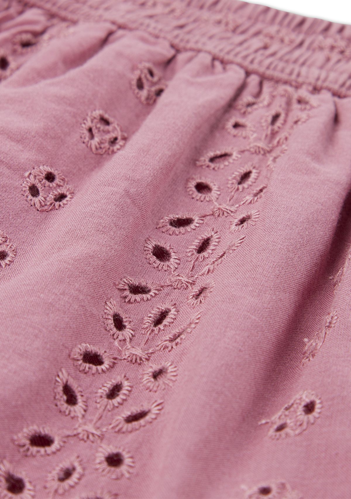 eyelet mini skort 