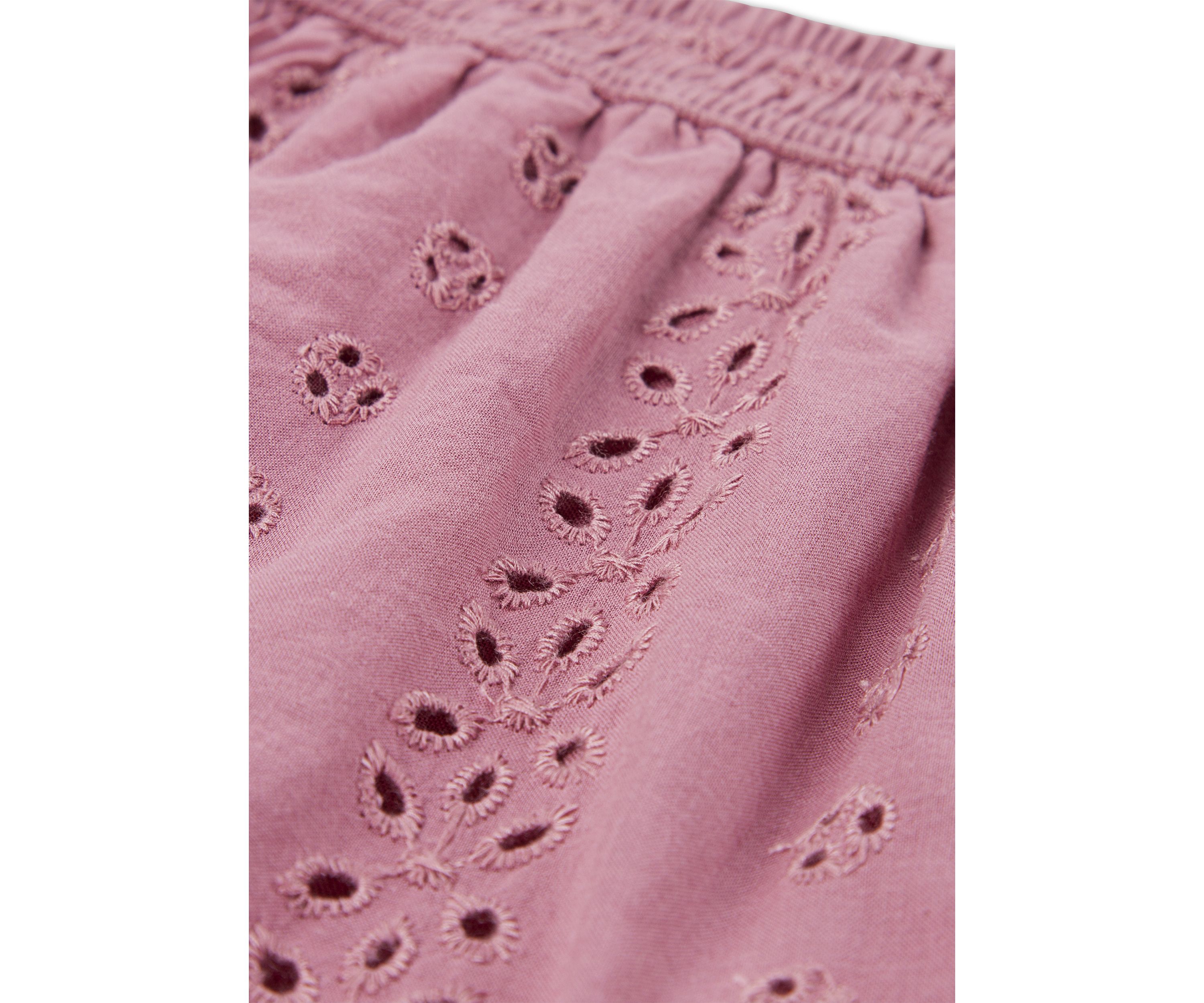 eyelet mini skort 