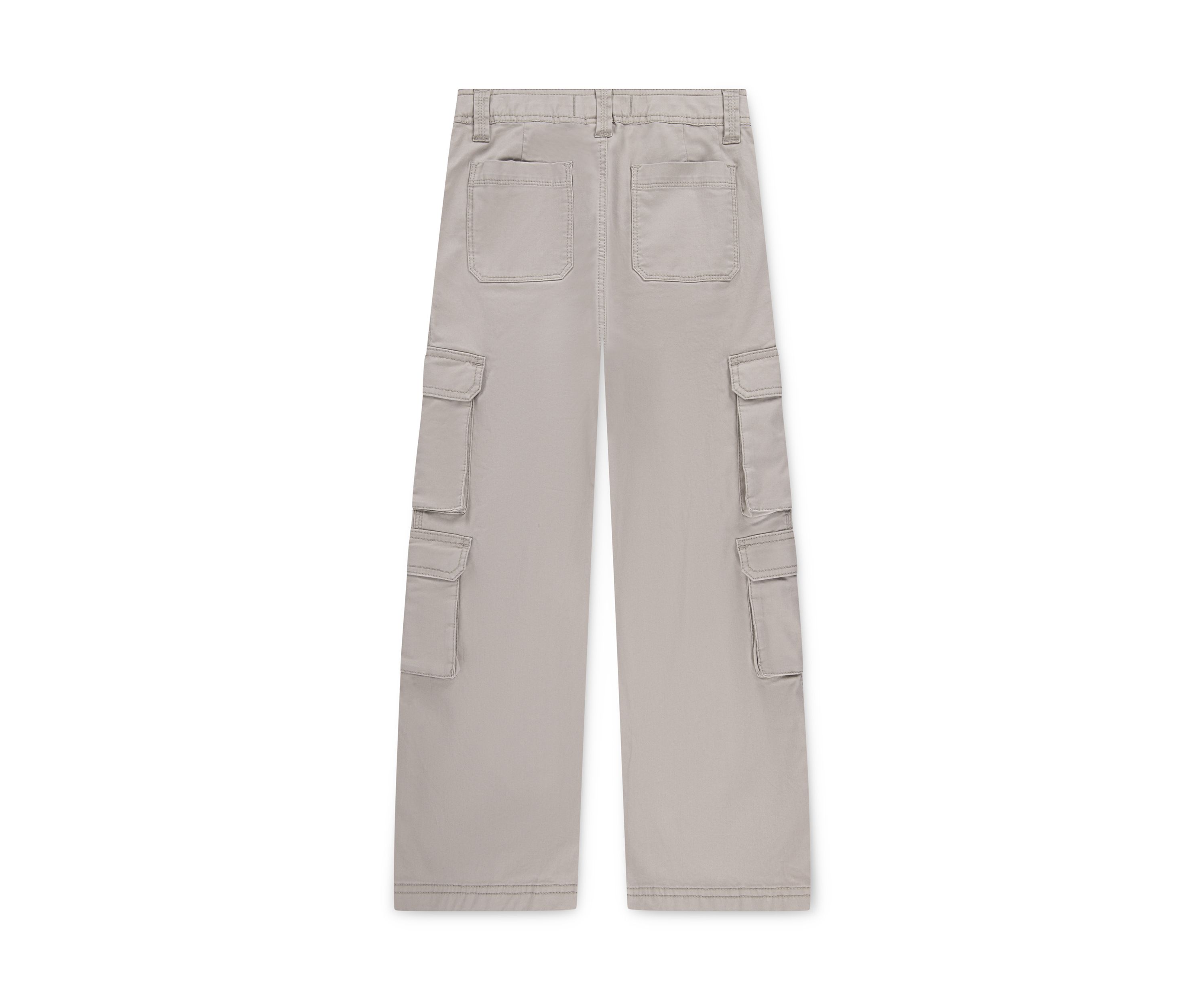 high rise cargo wide leg pants