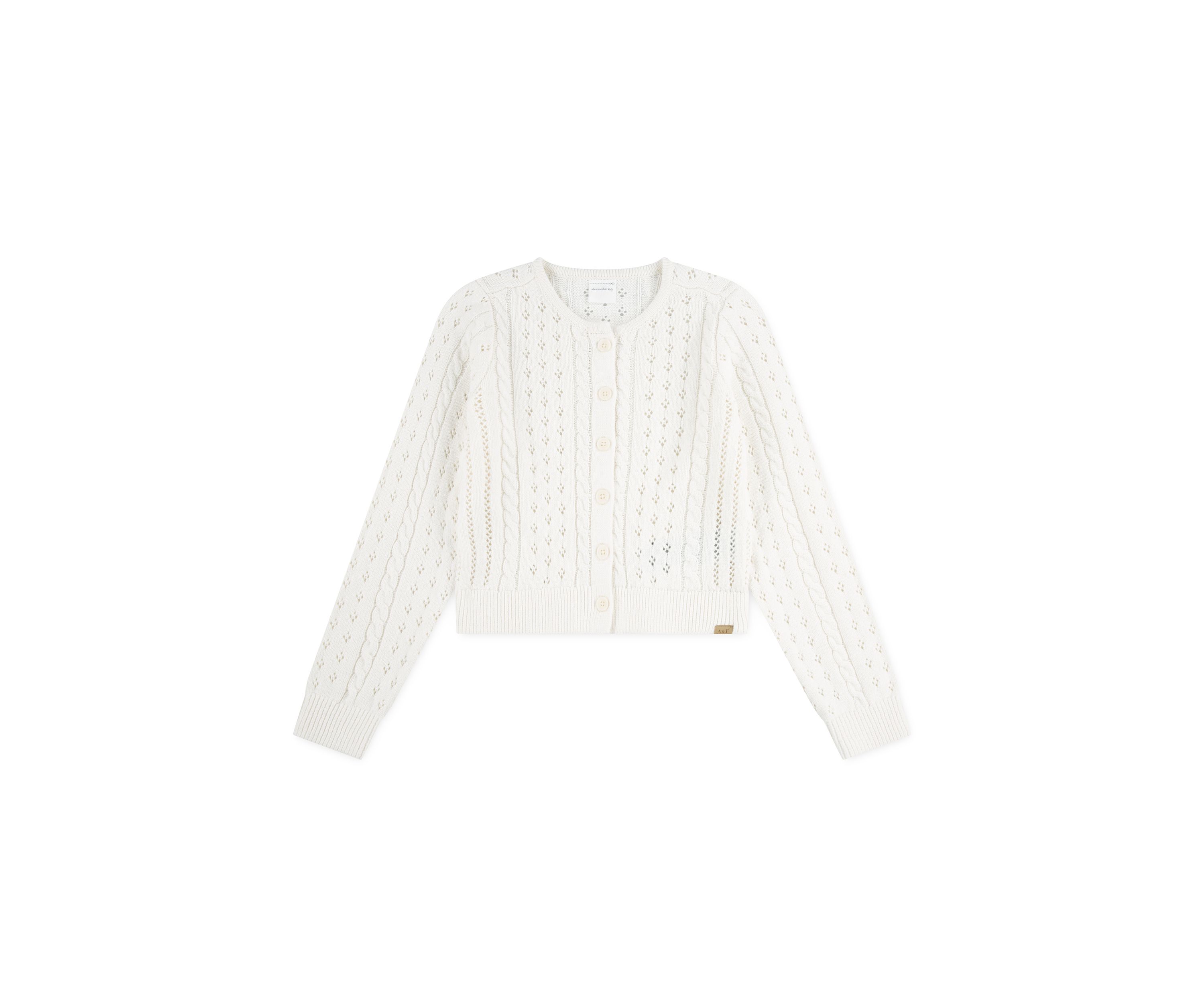 cable knit cardigan