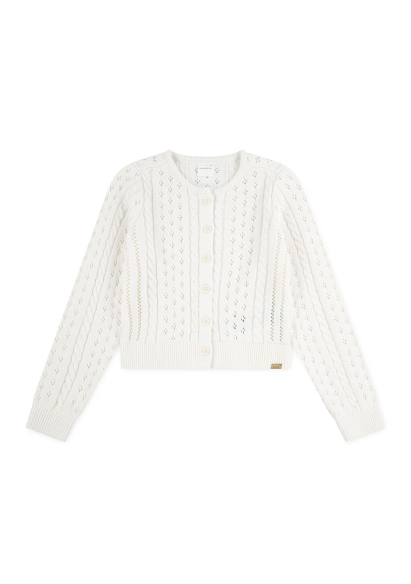 cable knit cardigan